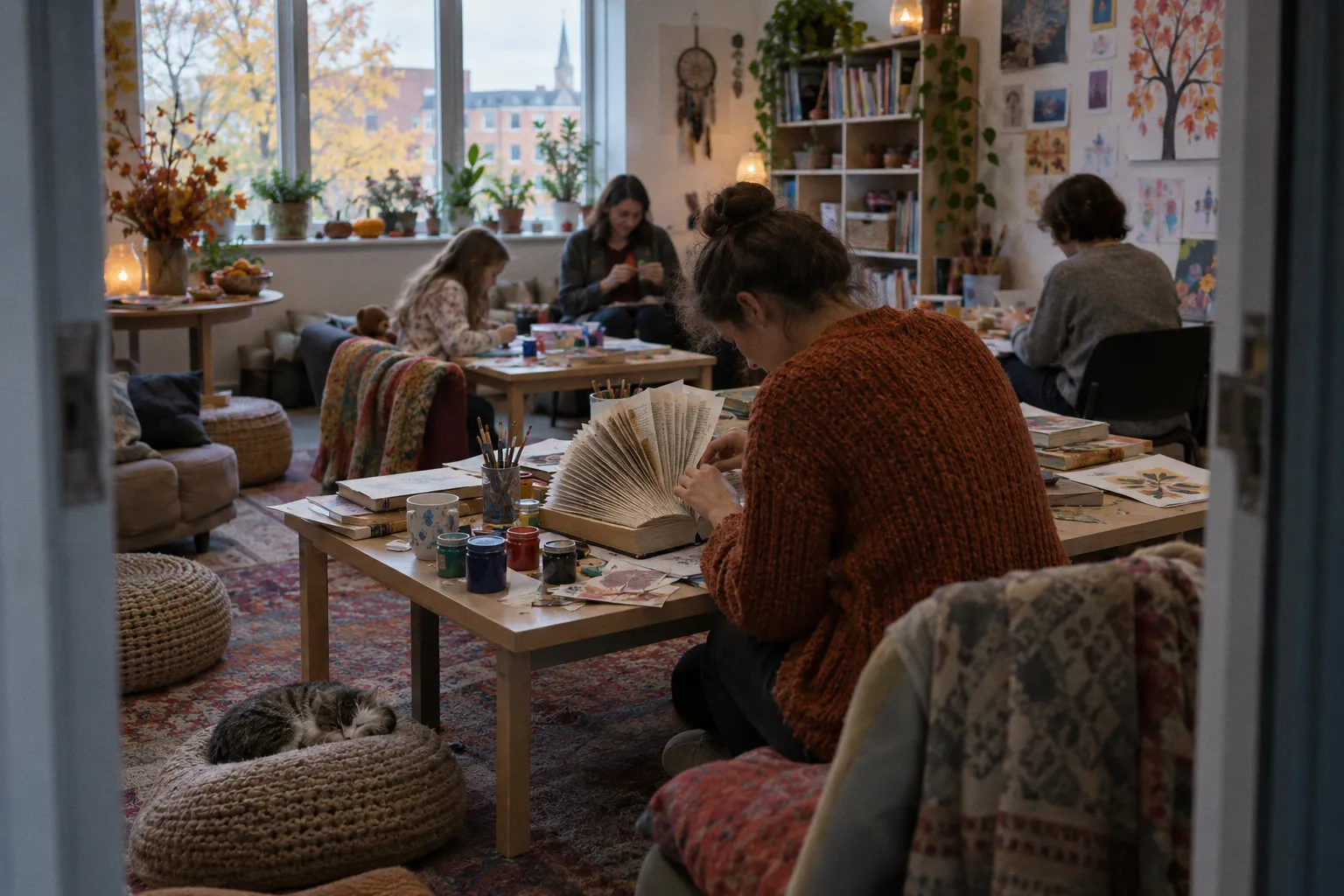 Апсайклинг в библиотеке Рокленда: как превратить старые книги в арт-объекты