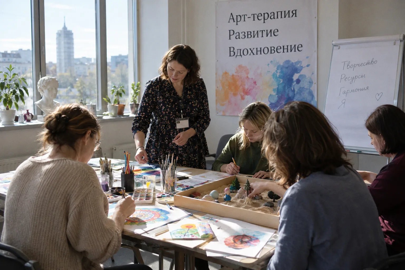 Арт-терапия как способ самопомощи: чему учит новая программа МГИРО