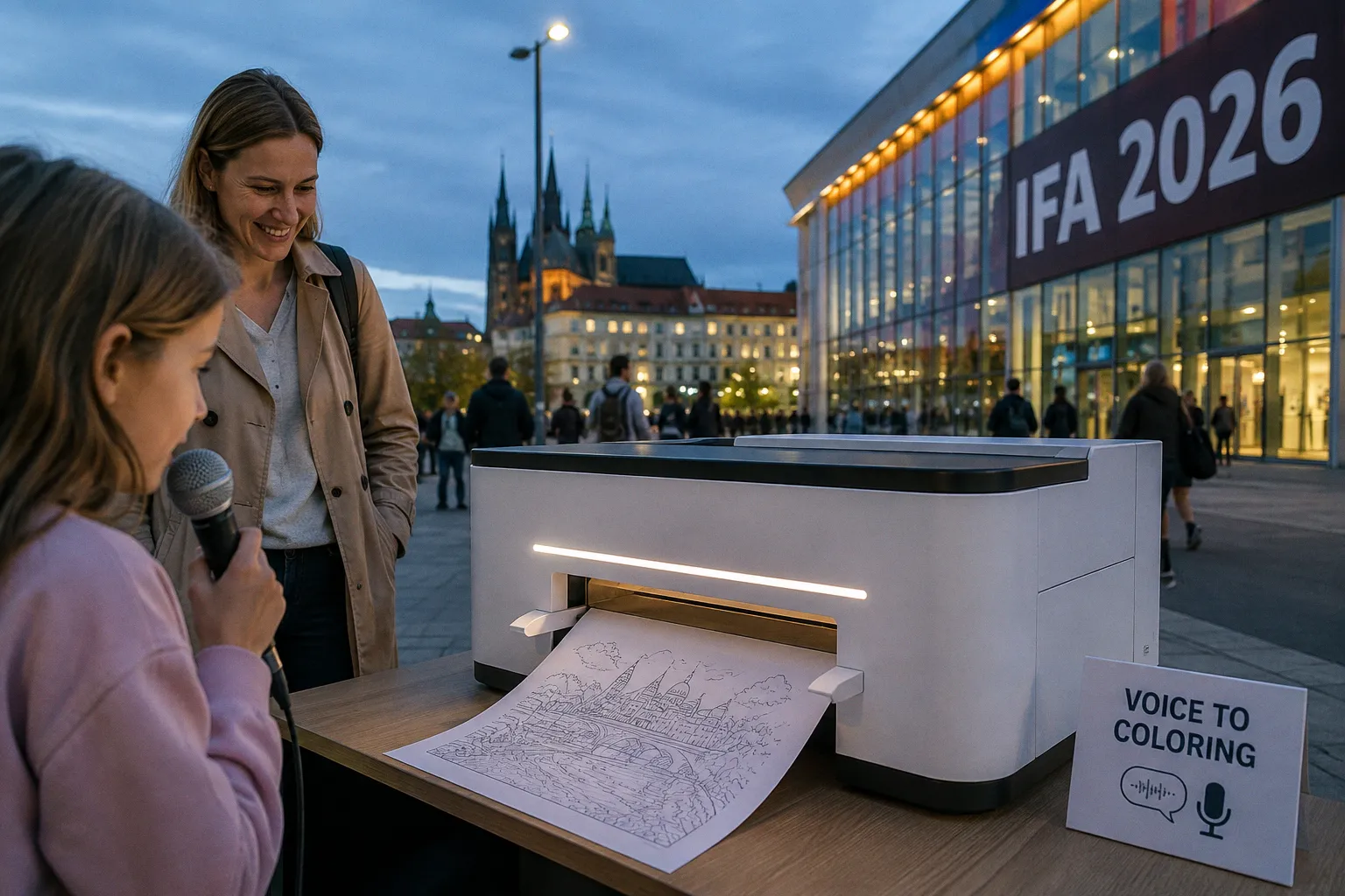 Голосовой принтер для раскрасок: инновация с выставки IFA 2026