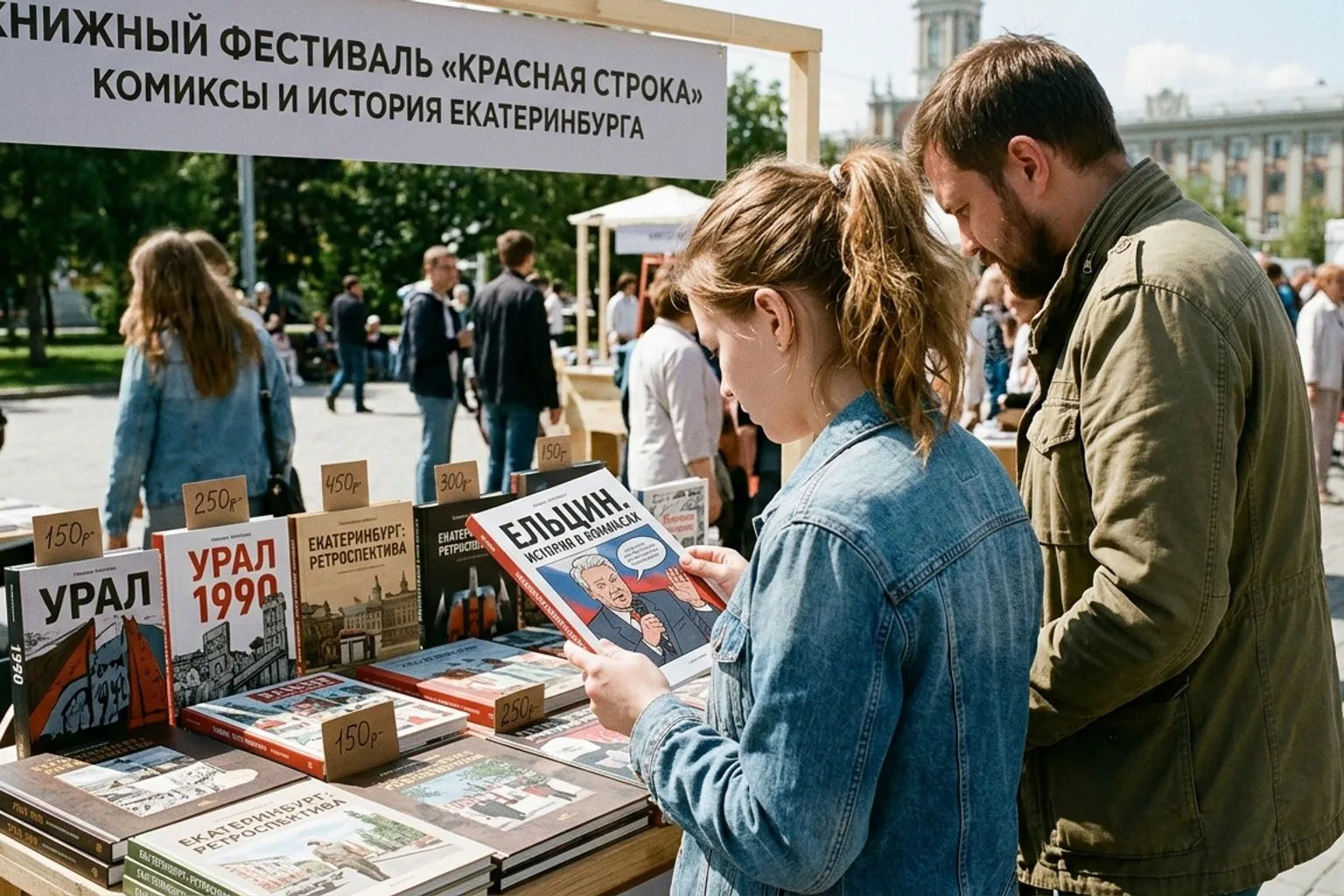 Книжный фестиваль «Красная строка»: редкие комиксы и исторические артефакты Екатеринбурга