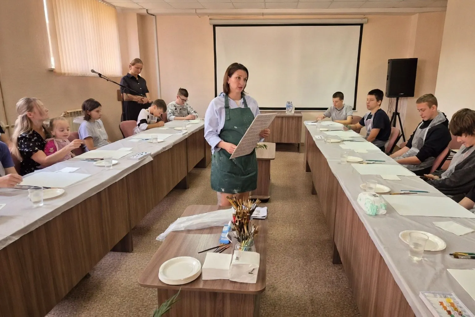 В детской больнице Ульяновска стартовал всероссийский арт-проект «Мир ярче боли»