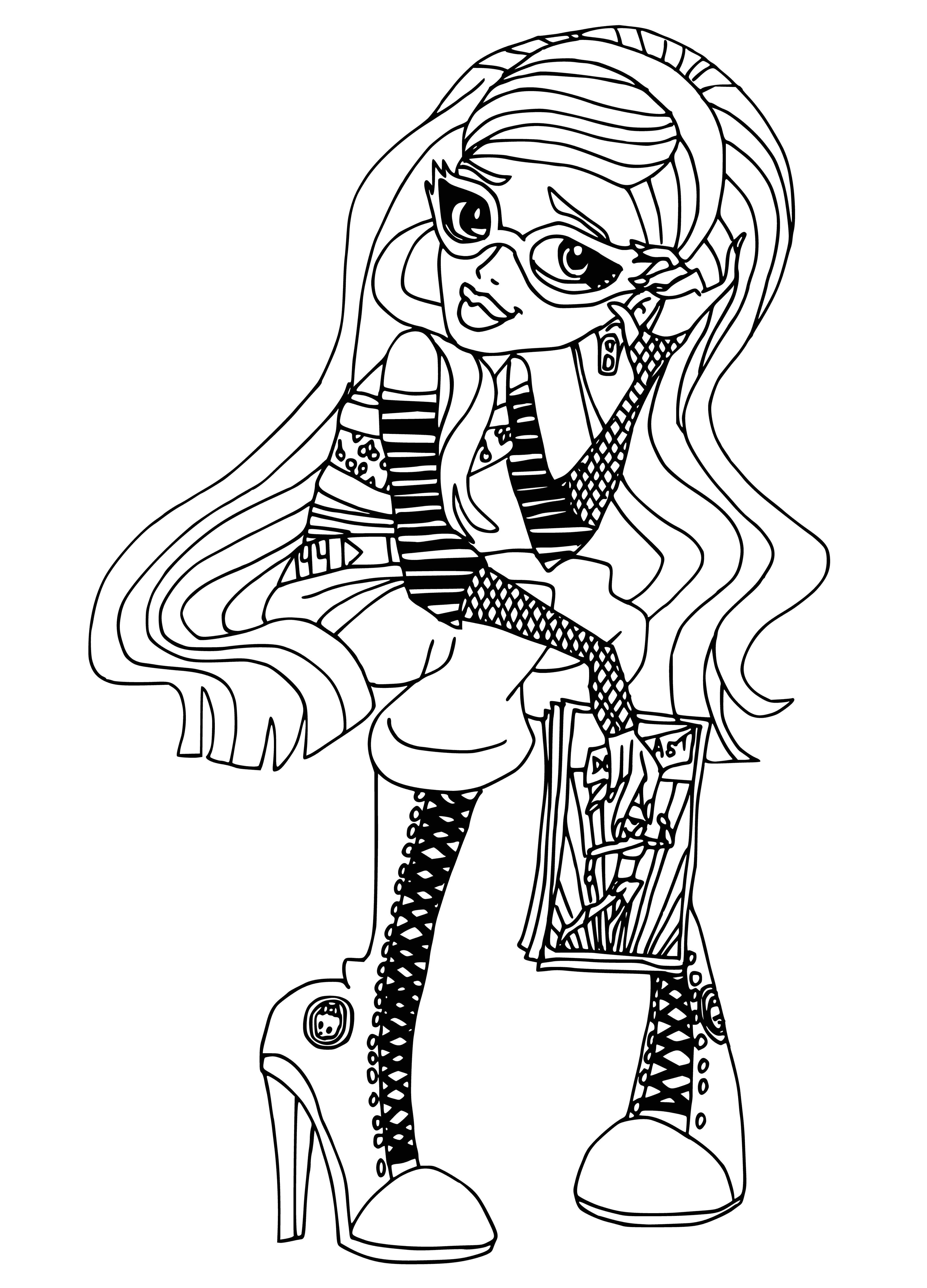 coloring page: Gulia Yelps in coloring book