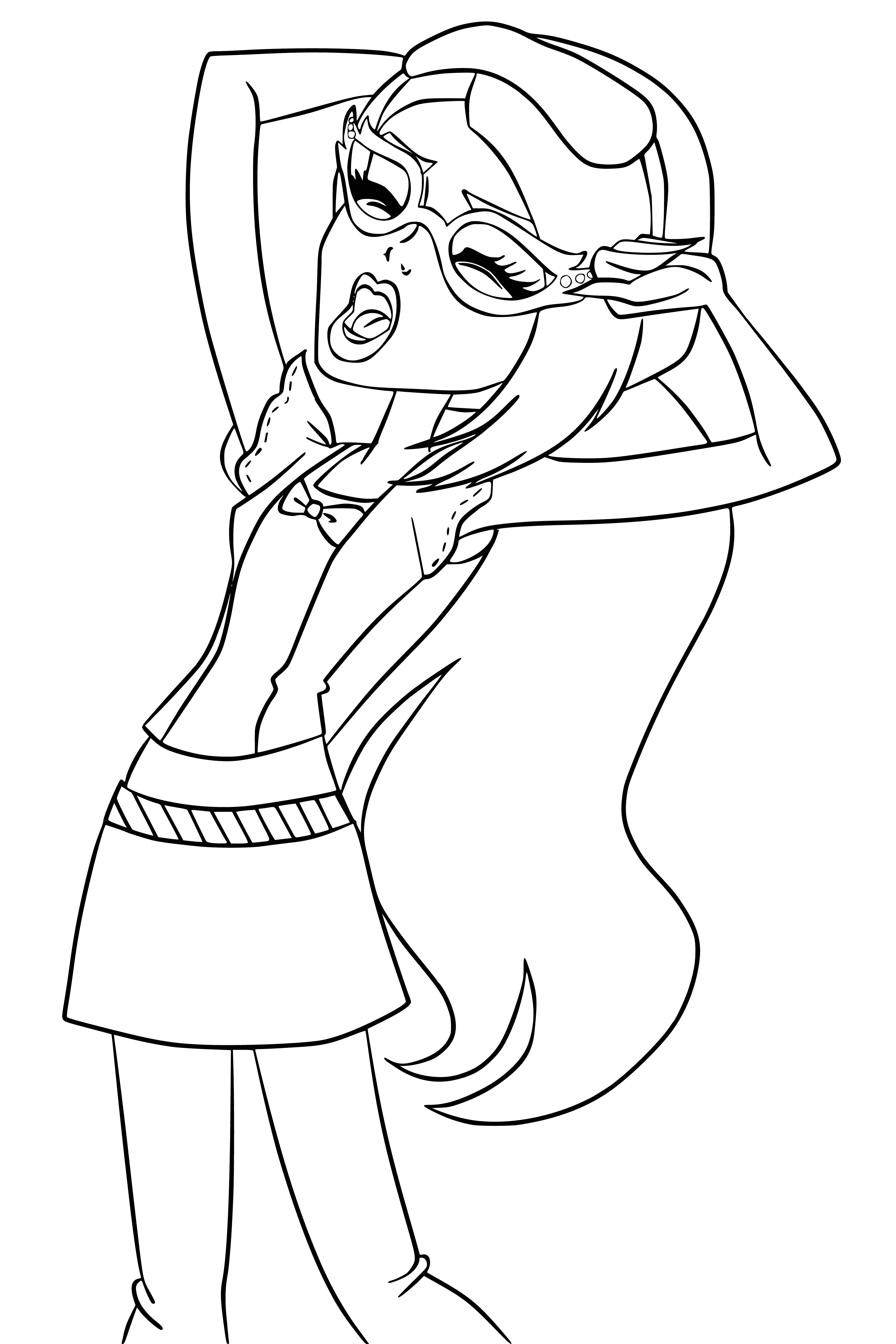 coloring page: Coloring by Gulia Yelps from Monster High