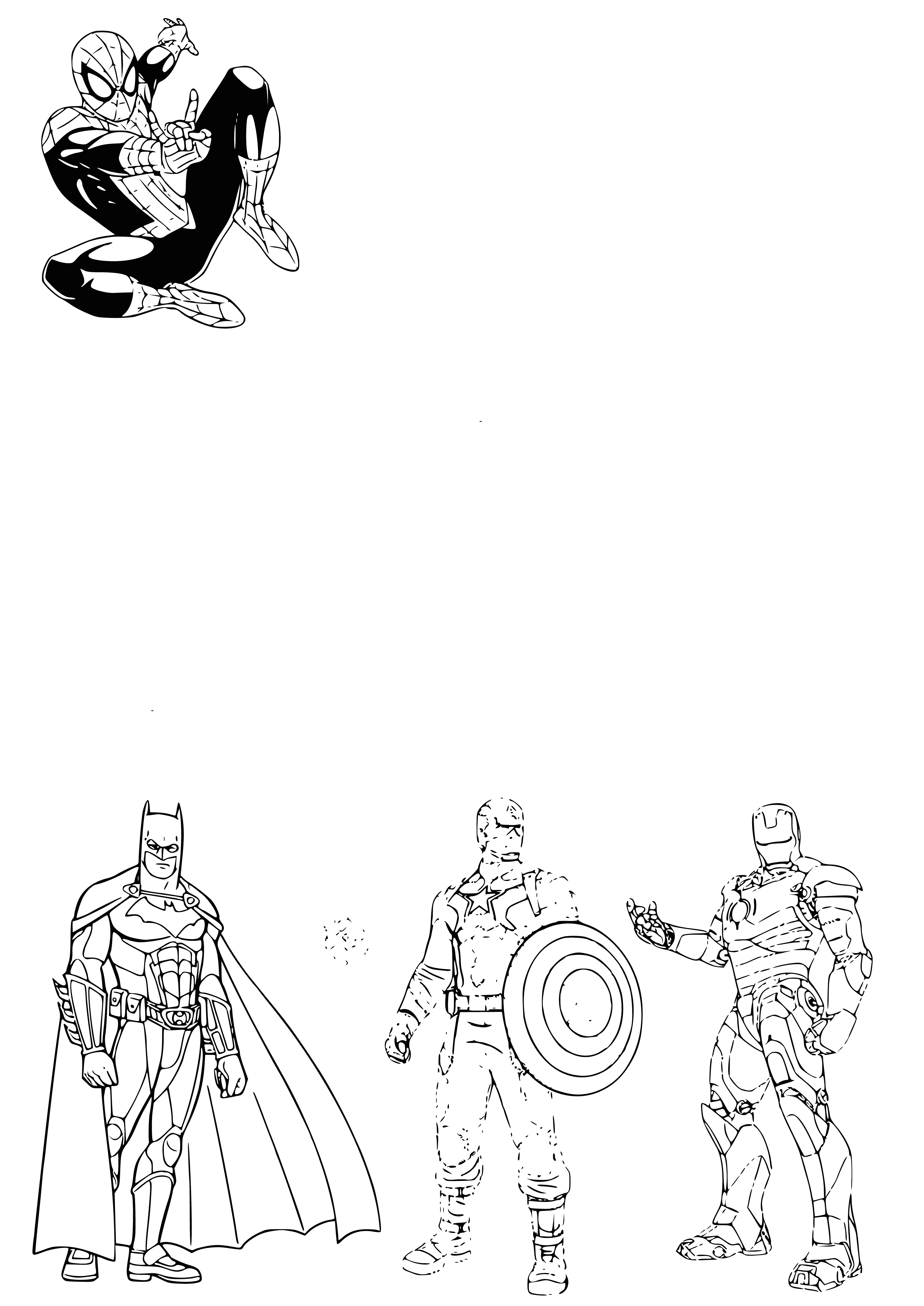 Carta ao Pai Natal com super-heróis