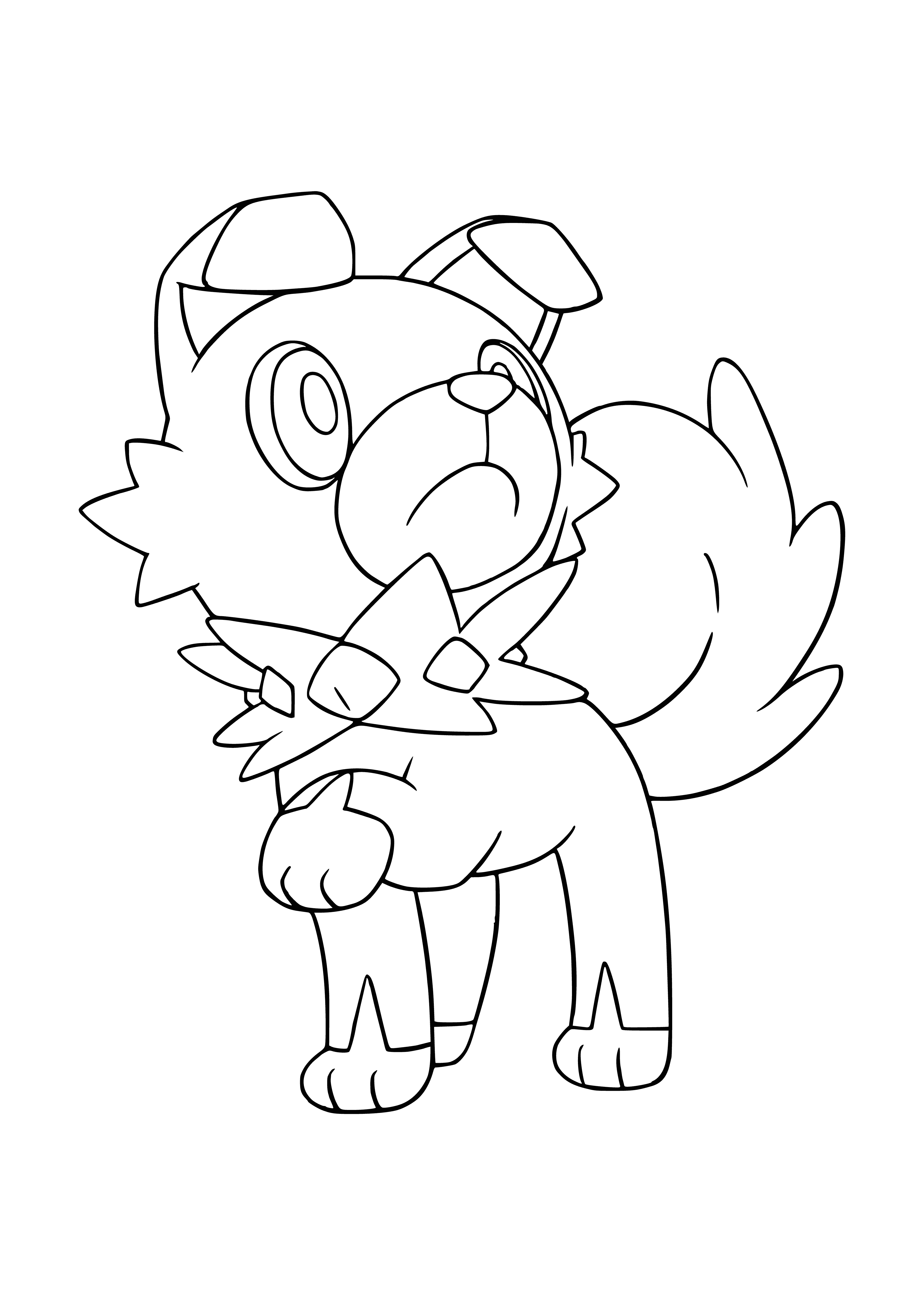 coloring page: Coloring Pokemon Rockraff