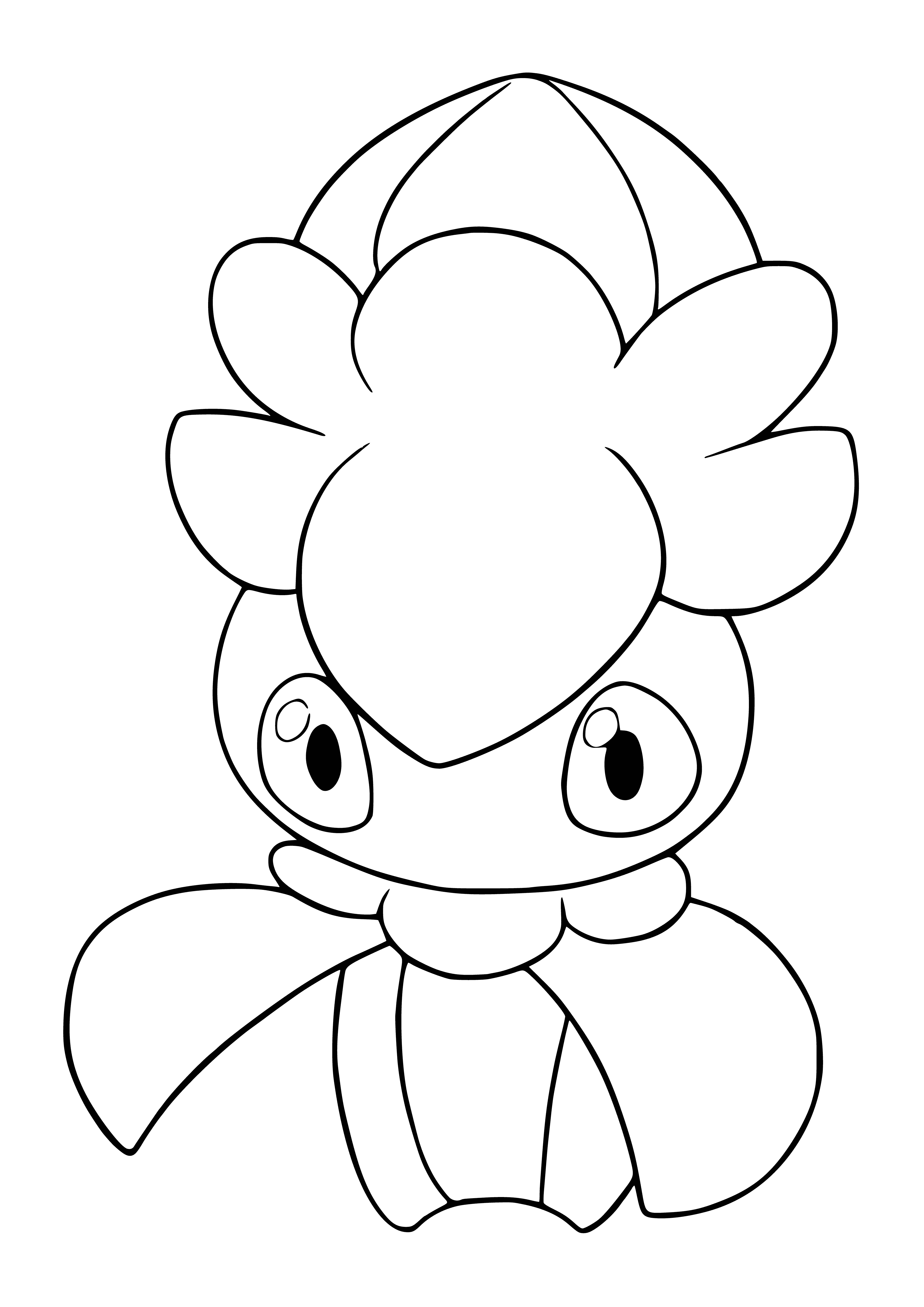 coloring page: Coloring Pokemon Fomantis for children