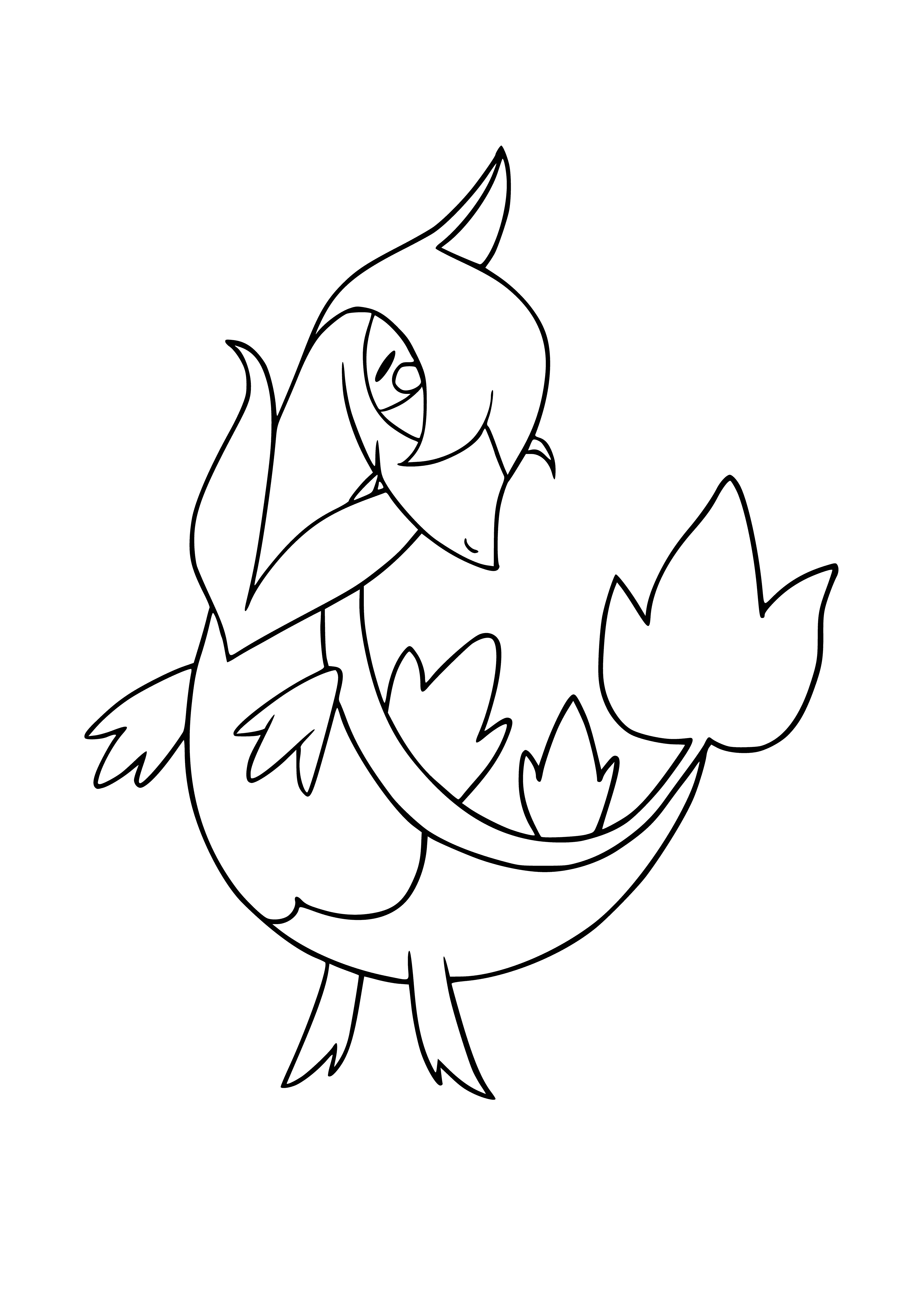 coloring page: Coloring Pokemon Servine