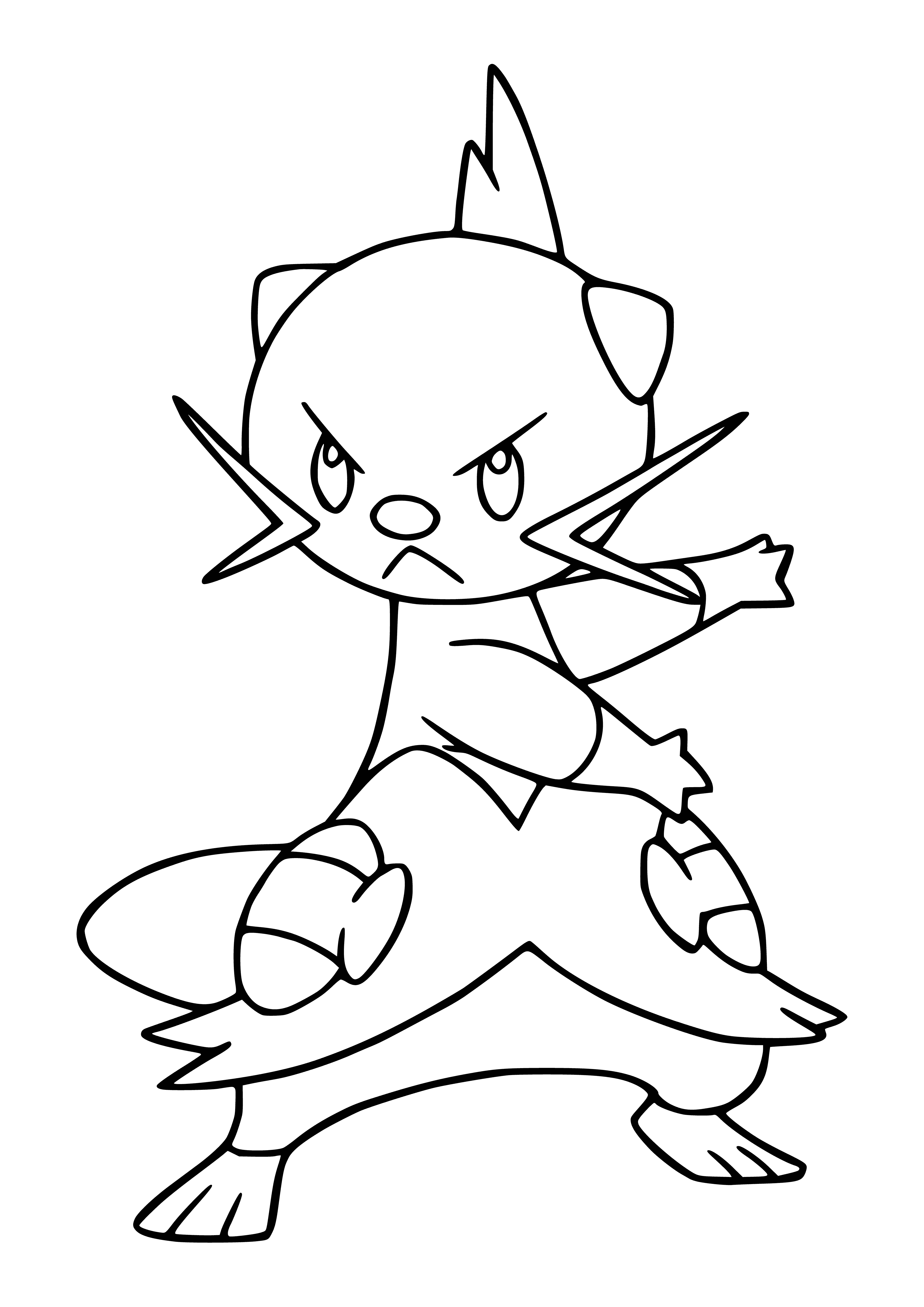 coloring page: Coloring Pokemon Devott