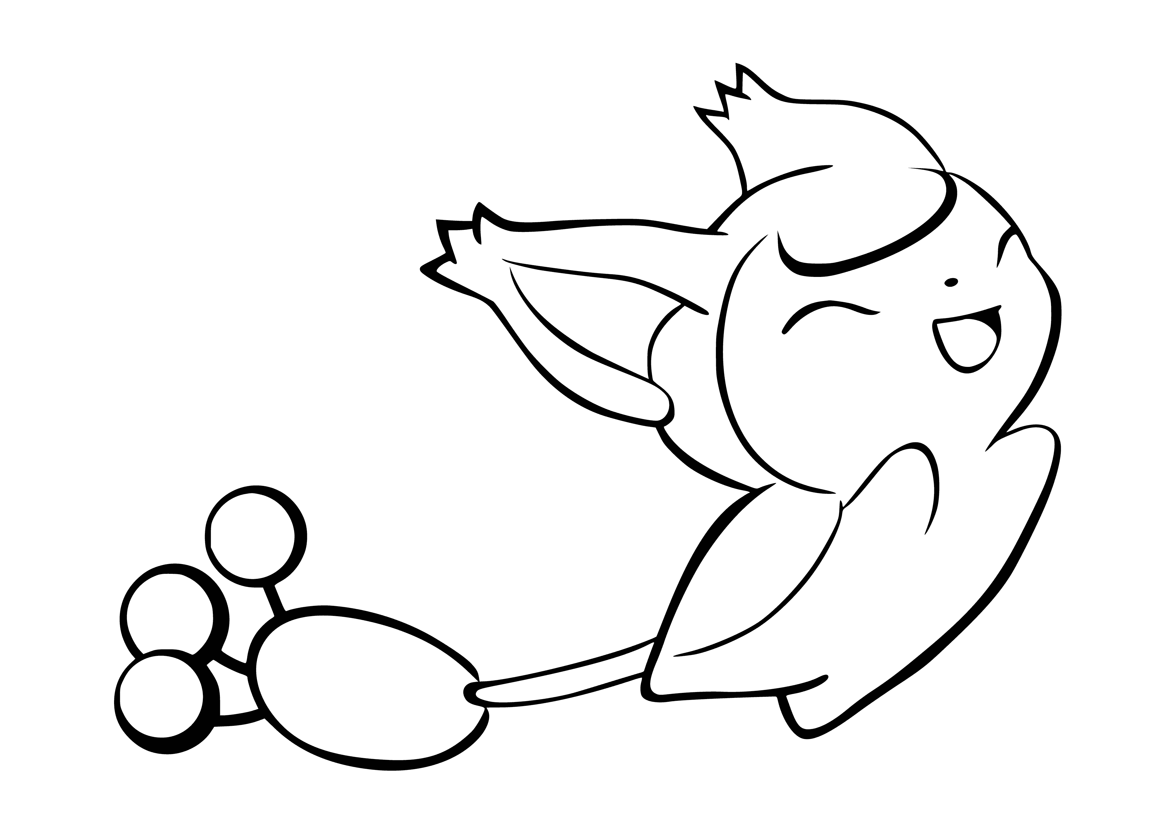 coloring page: Pokémon Skitty's Coloring