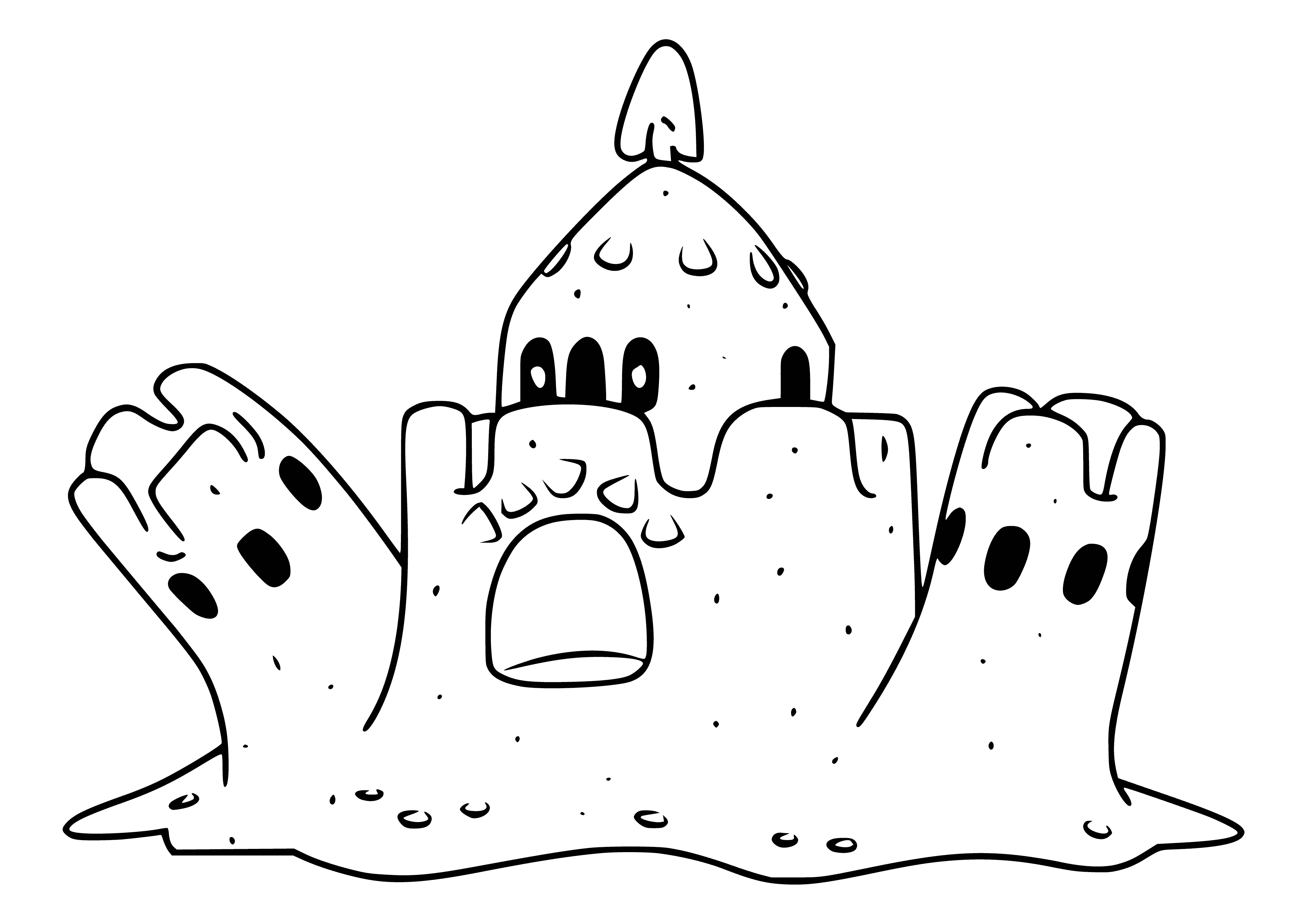 coloring page: Coloring Pokemon Palossand