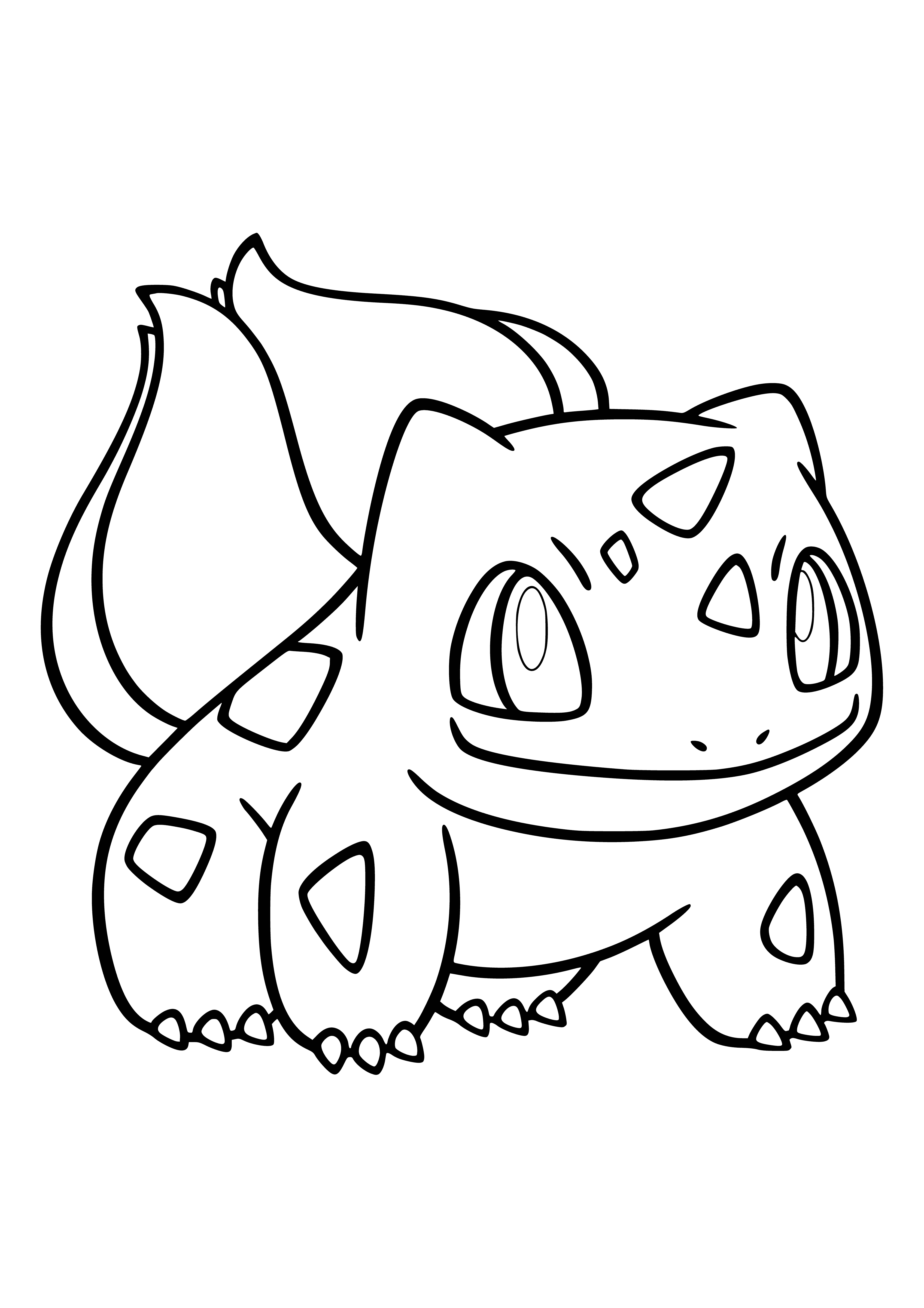 coloring page: Coloring Pokémon Bulbasaurus