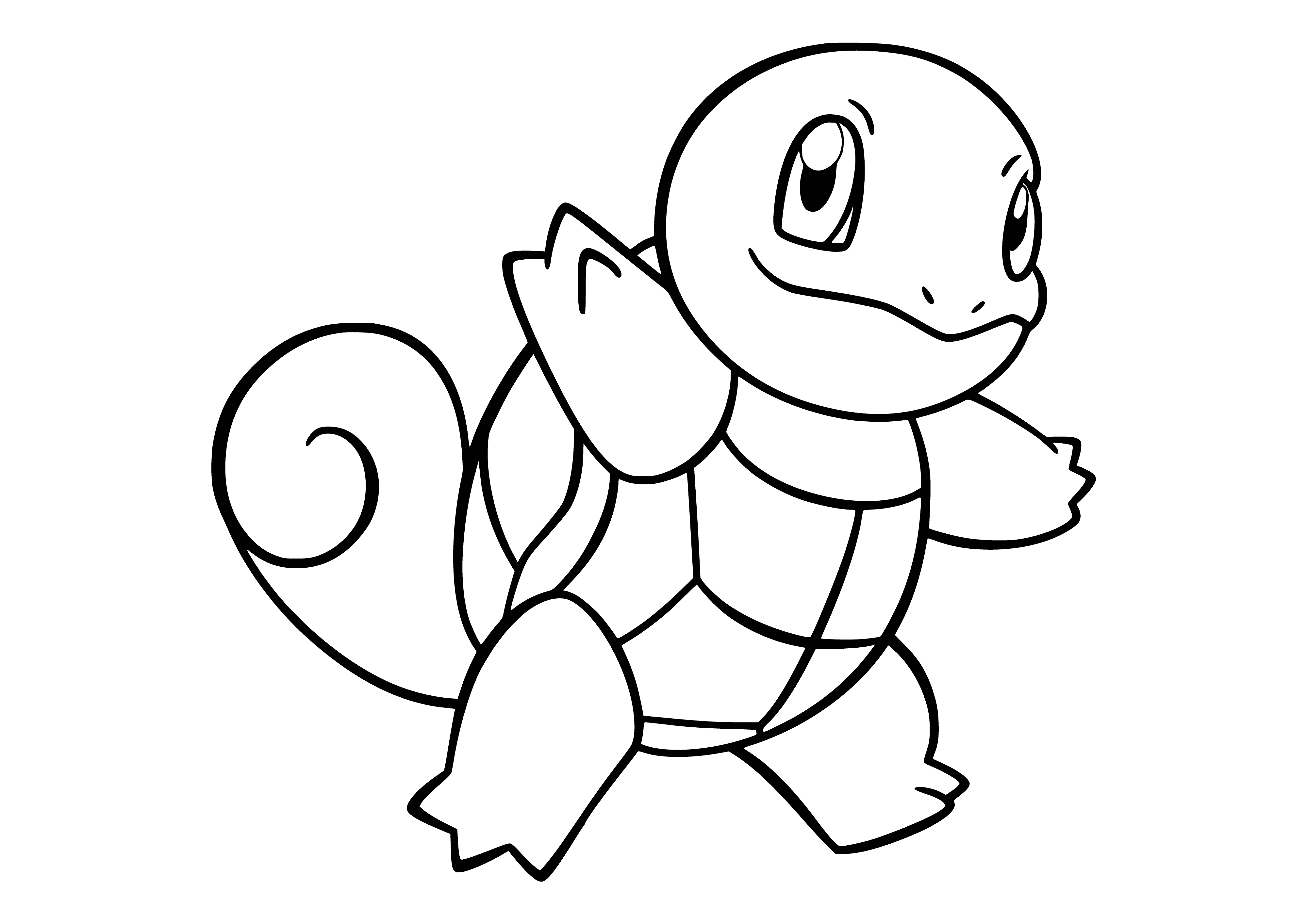 coloring page: Coloring Pokemon Squirtle