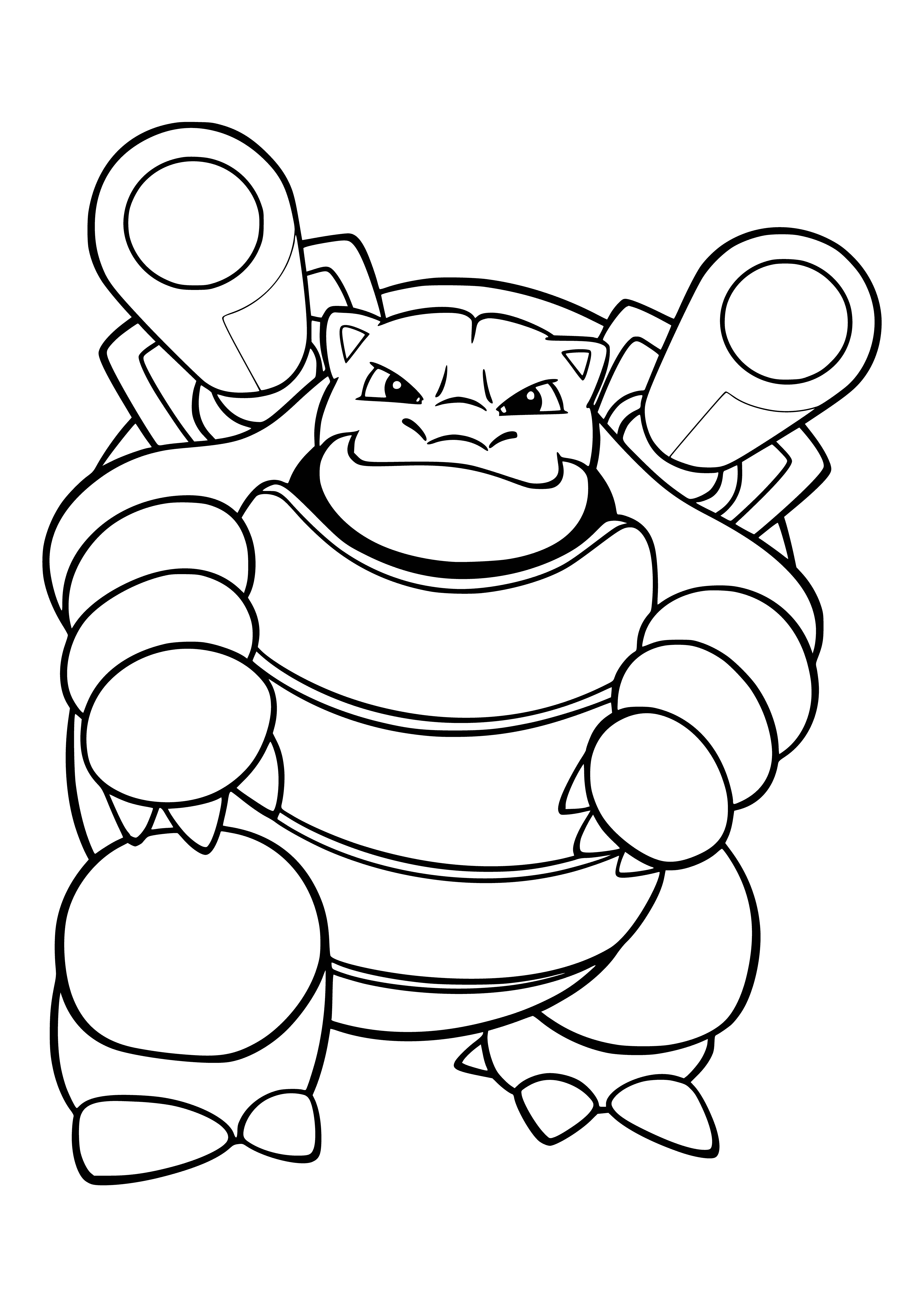 coloring page: Pokemon Blastoise Coloring