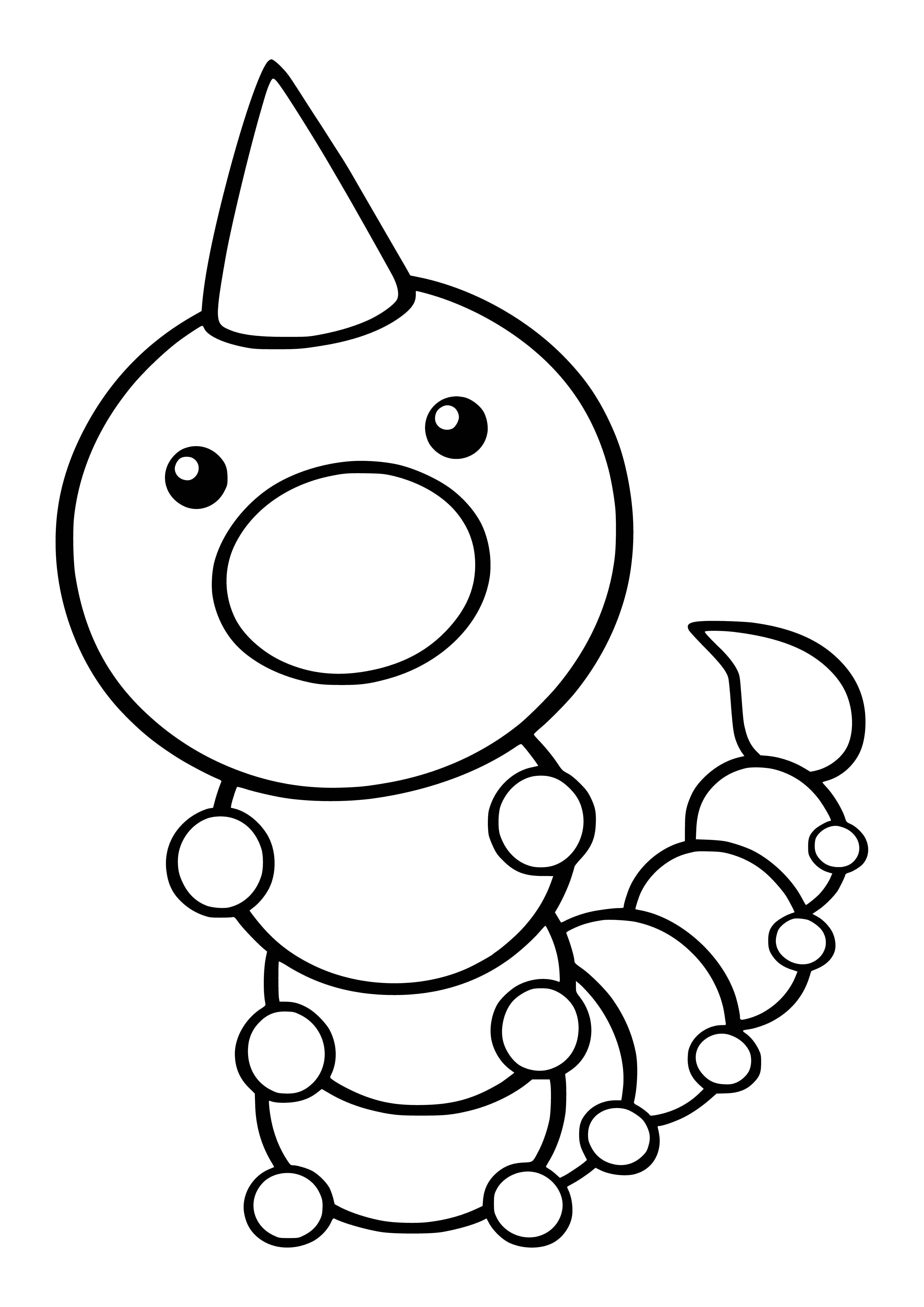 coloring page: Pokémon coloring for children