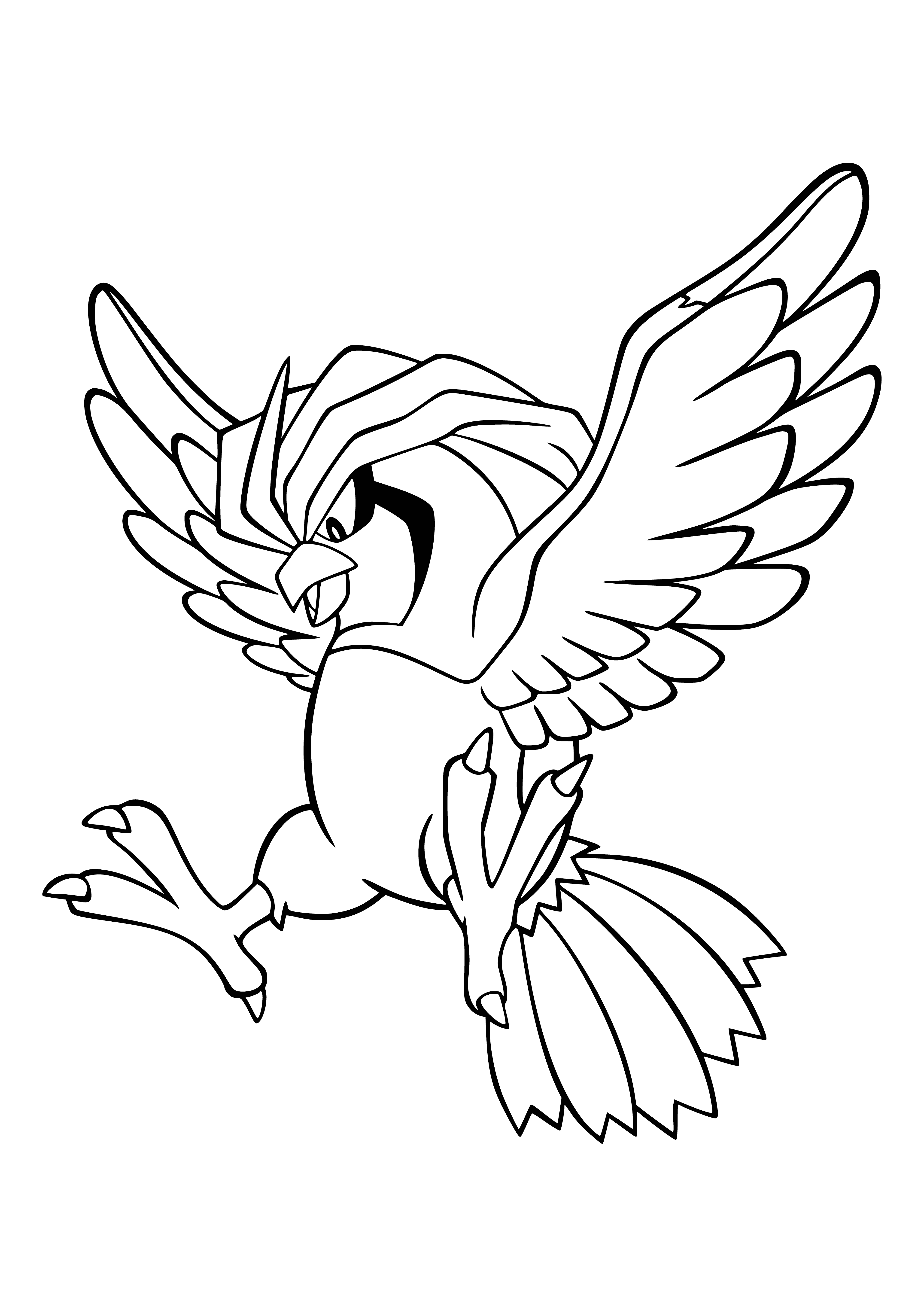 coloring page: Drawing by Pokemon Pigeotto for coloring