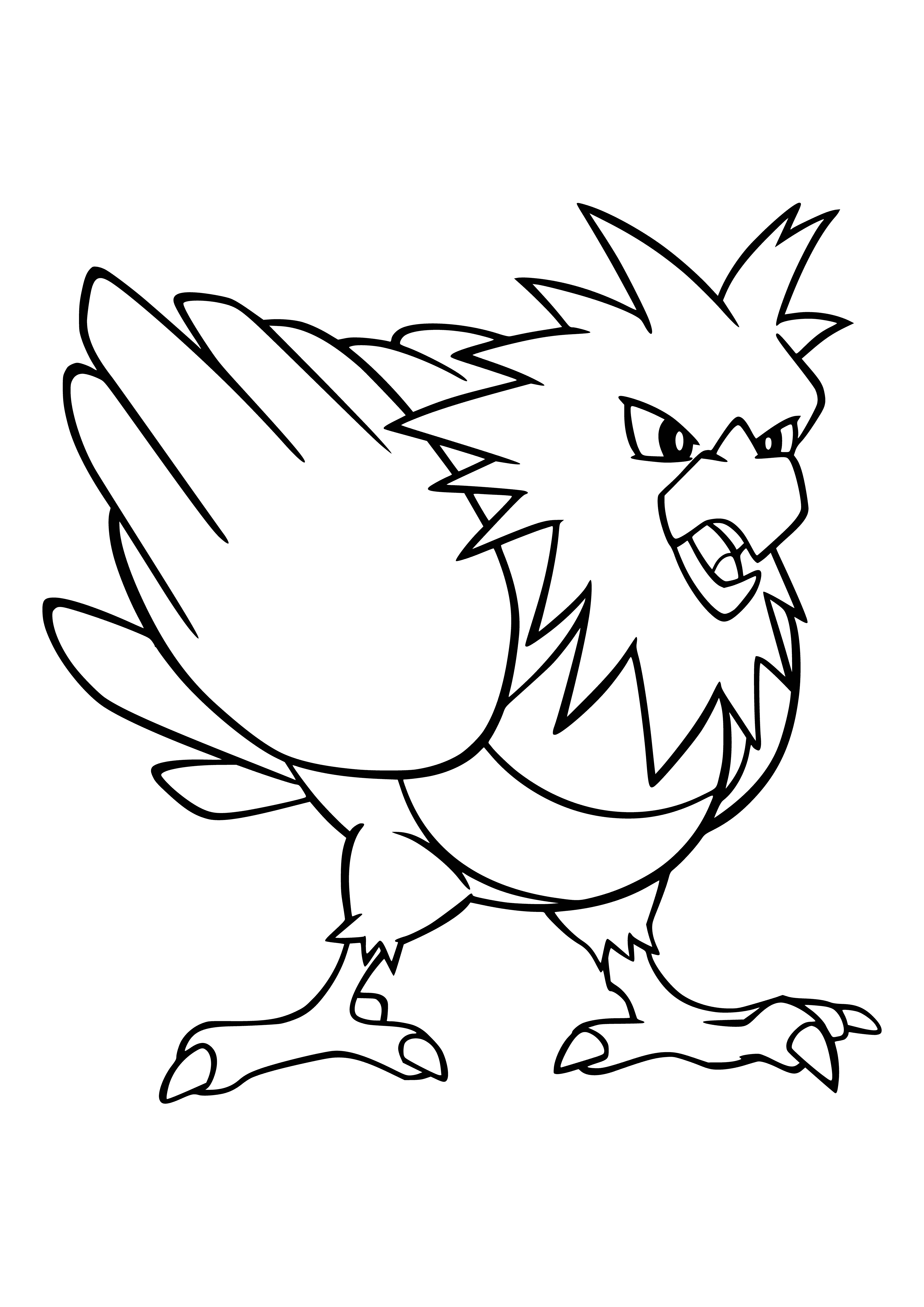 coloring page: Spearow's Pokemon Coloring