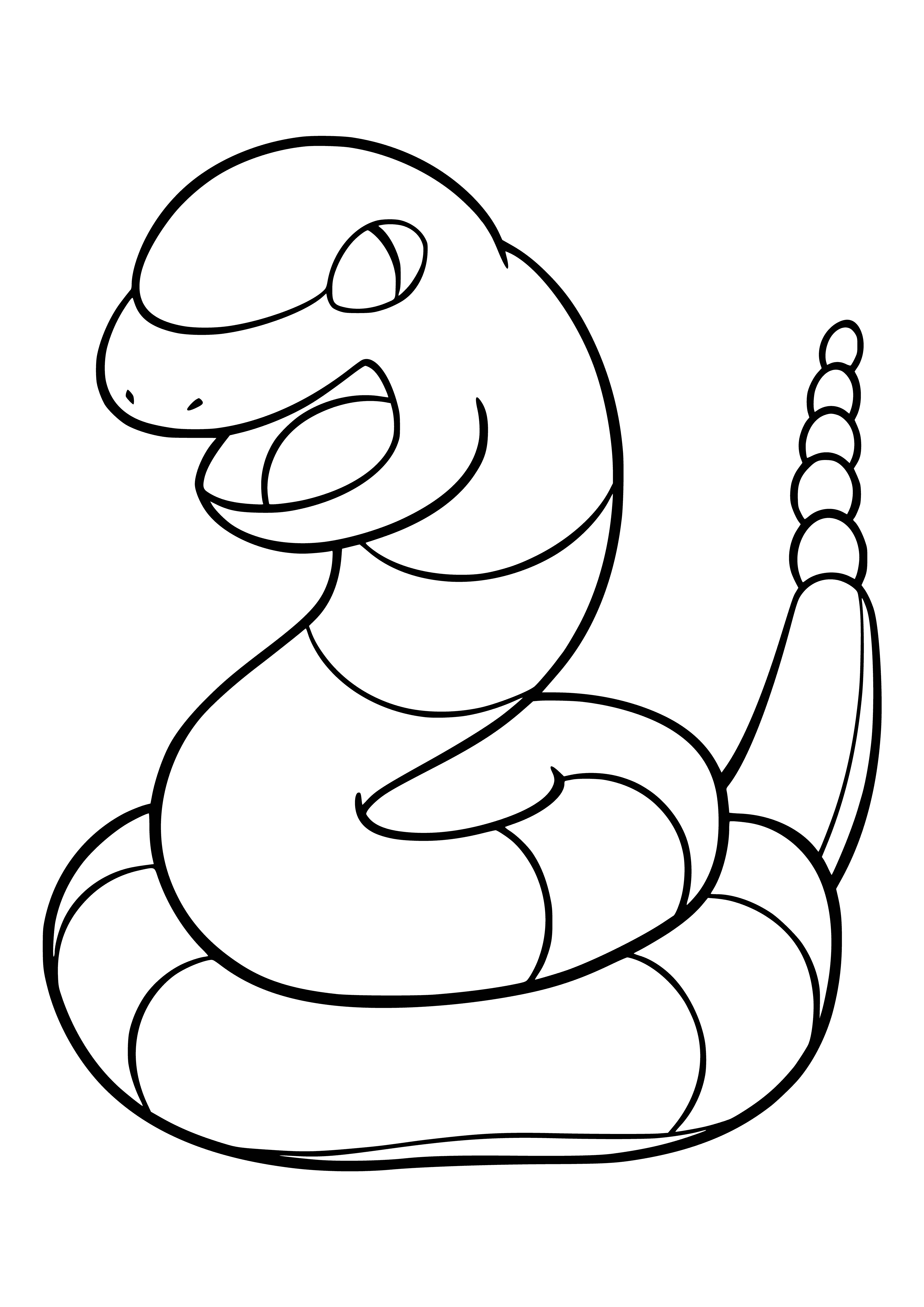 coloring page: Coloring Pokemon Ekans