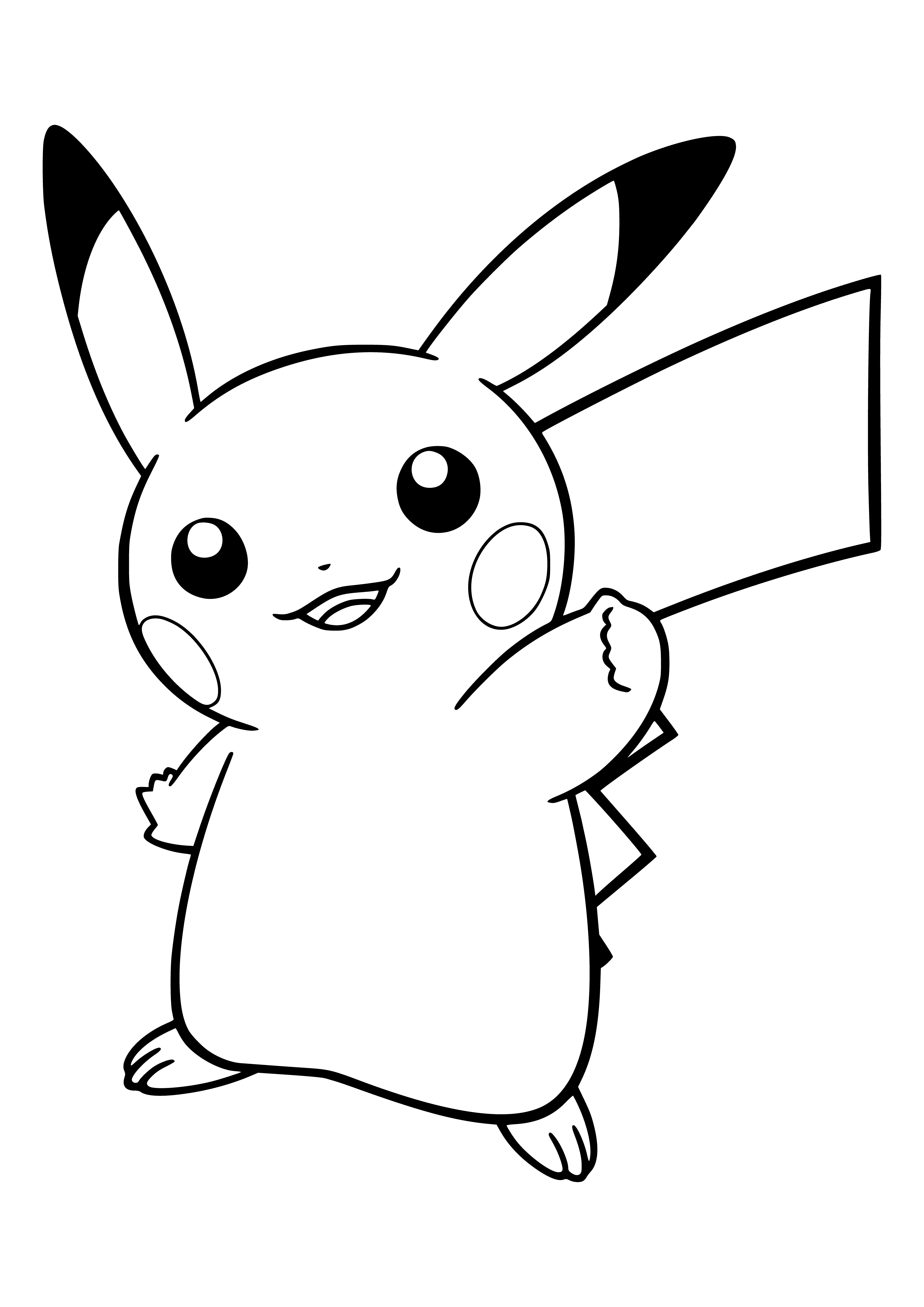 coloring page: Coloring Pokemon Pikachu