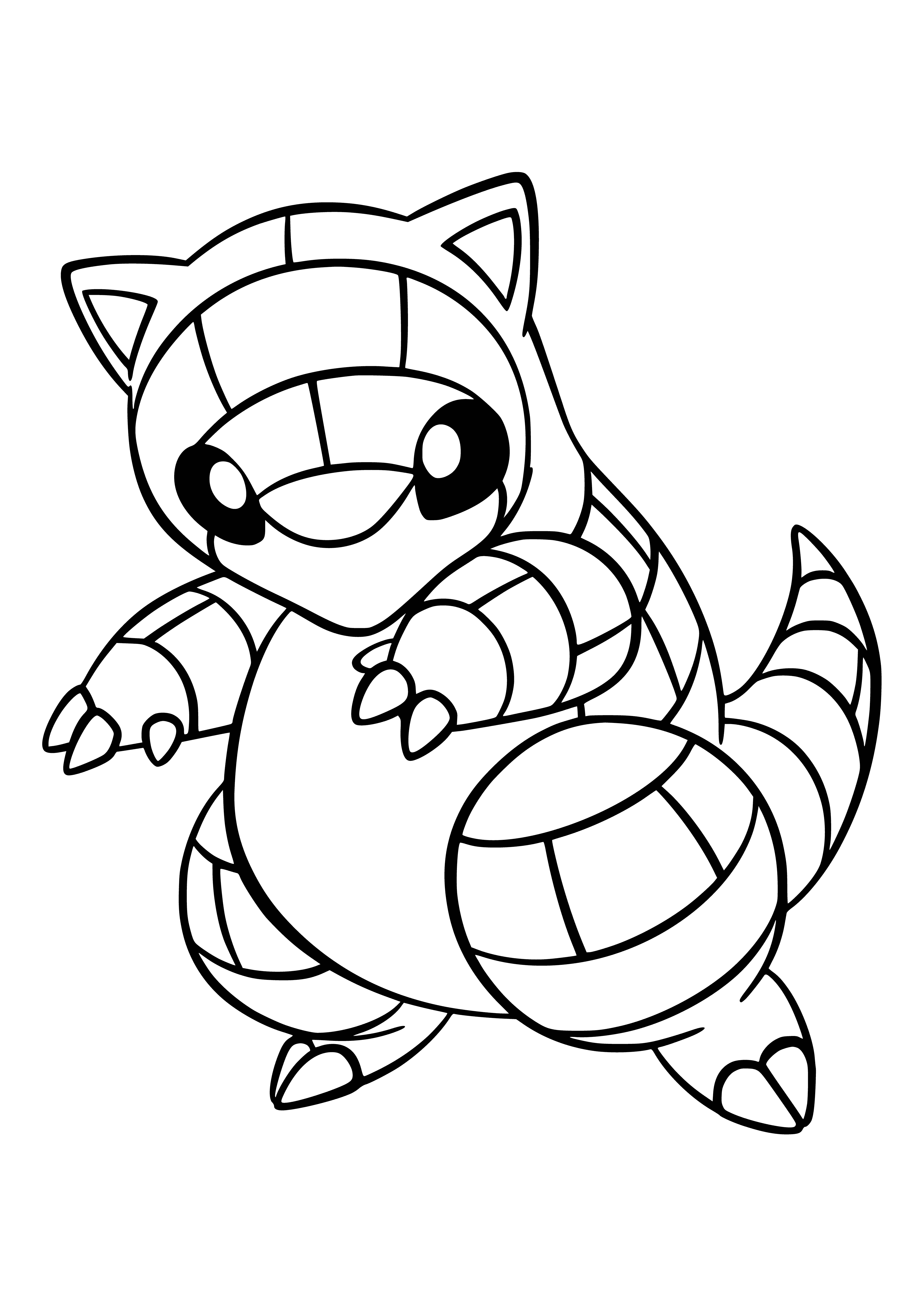 coloring page: Coloring Pokemon Sandshru