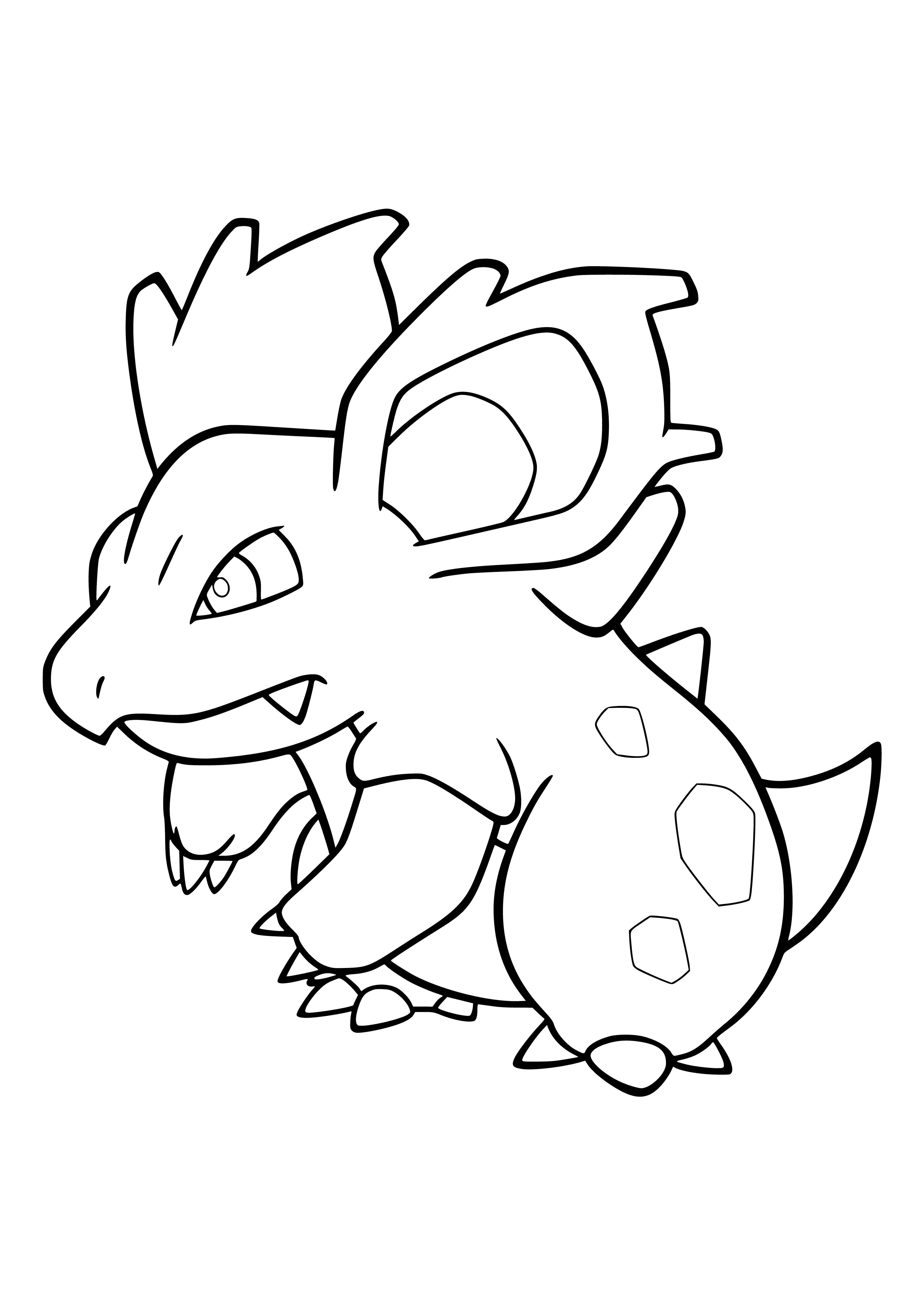 coloring page: Coloring Pokemon Nidorin (Nidorina) female