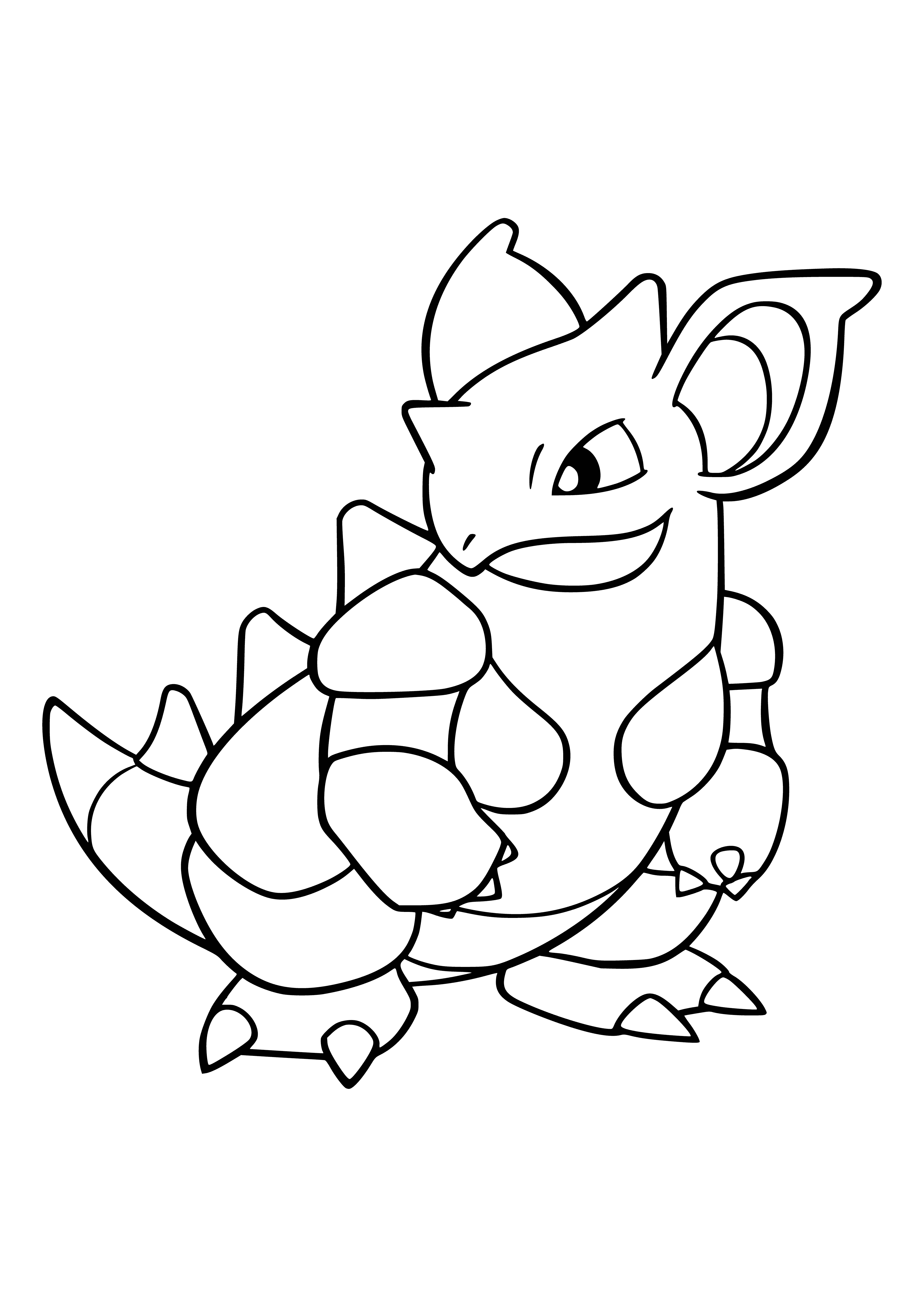 coloring page: Pokemon coloring by Nidokwin