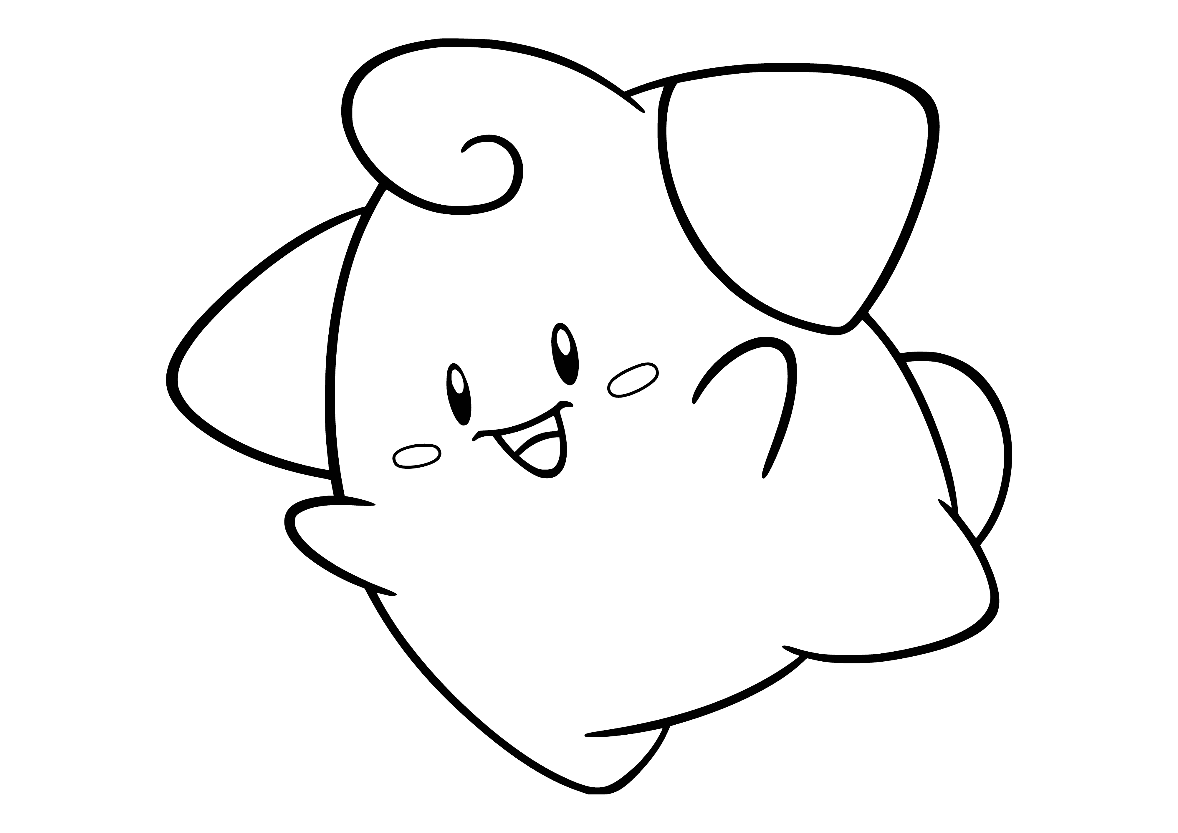 coloring page: Coloring Pokemon Cliff