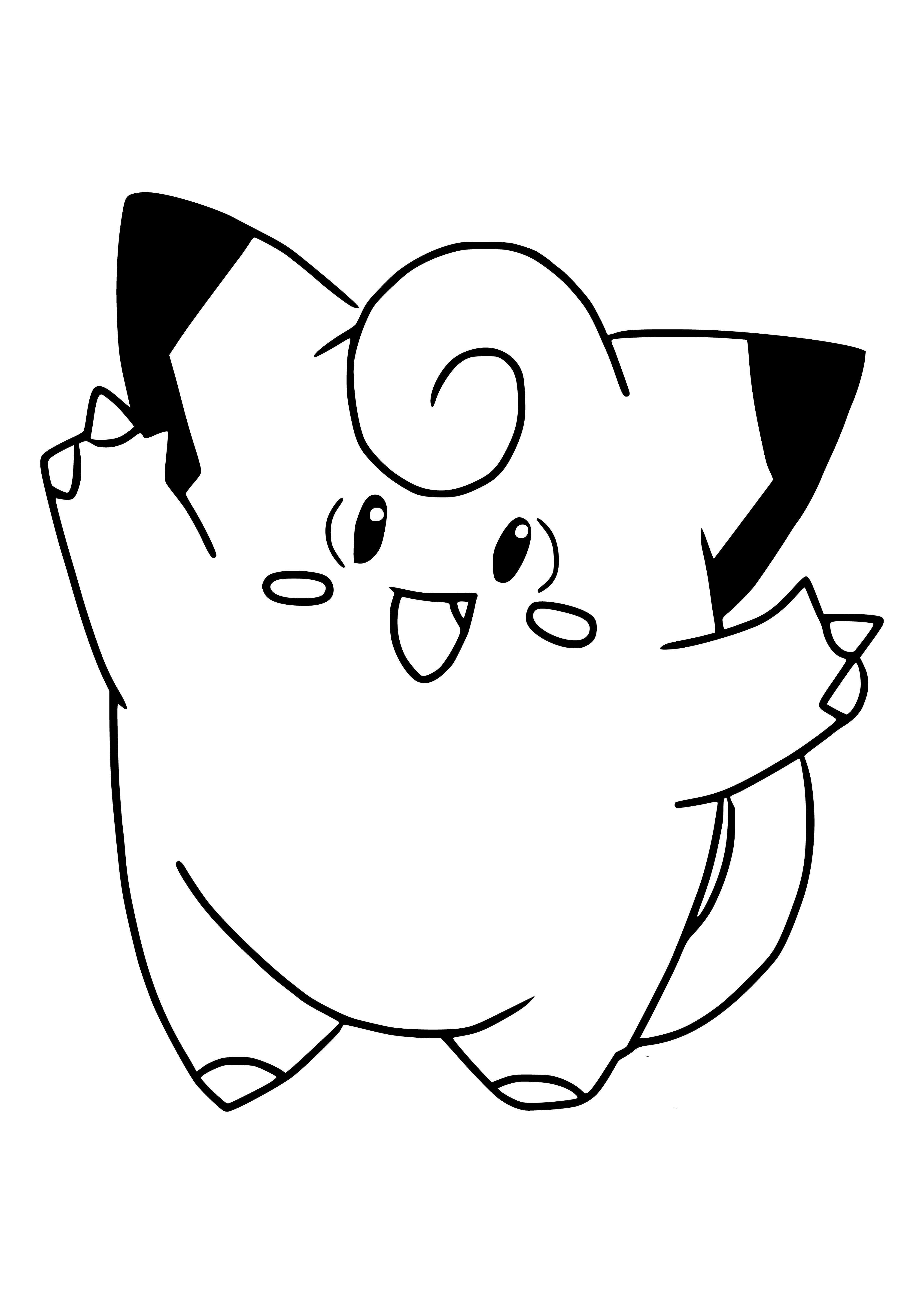 coloring page: Coloring Pokemon by Clefairy