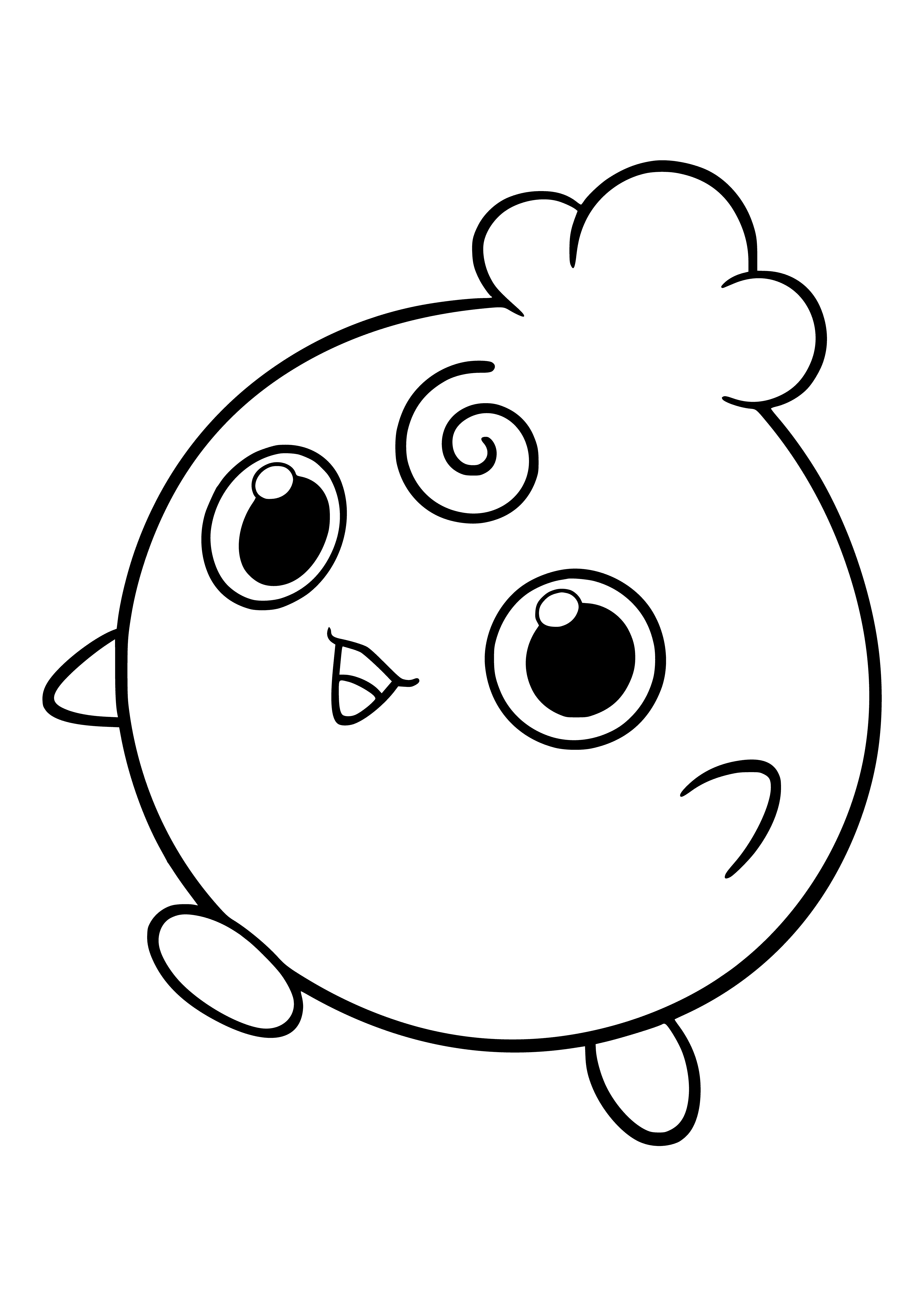 coloring page: Coloring Pokemon Ygglibuff