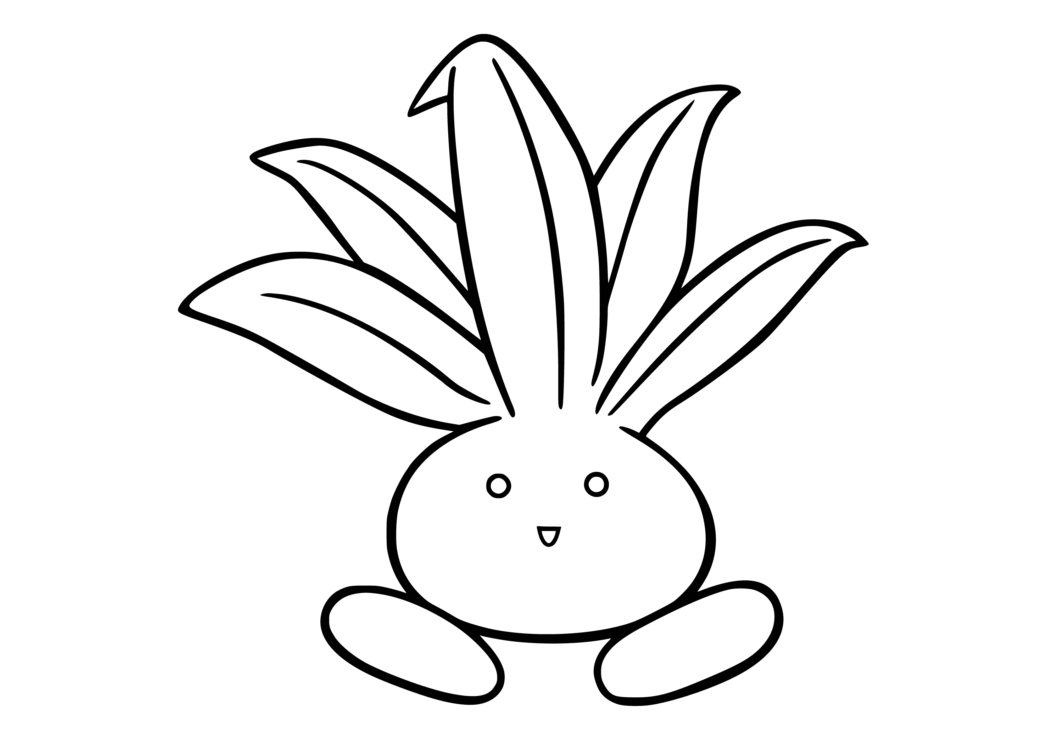 coloring page: Coloring Pokemon Oddish