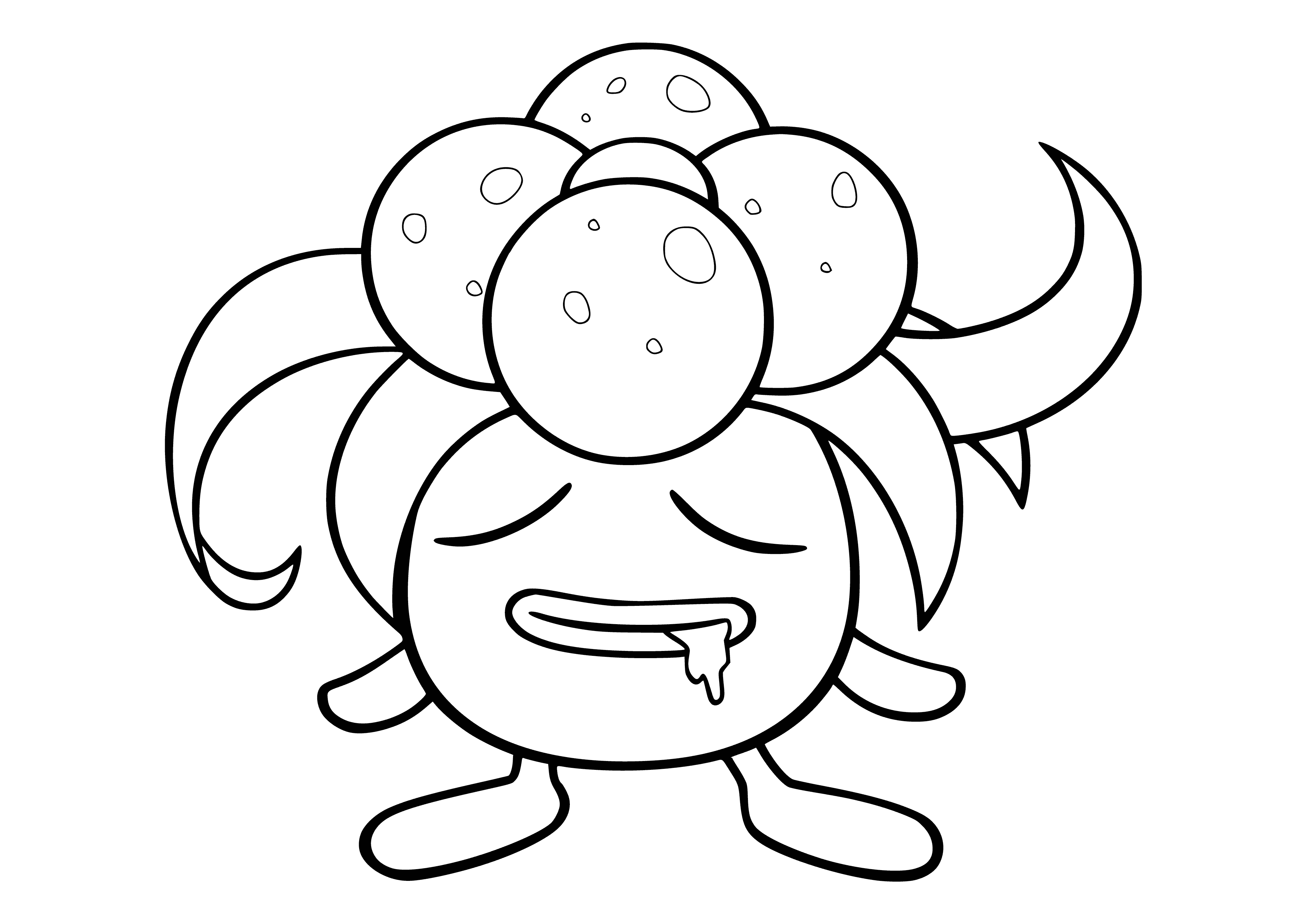 coloring page: Coloring Pokemon Glum