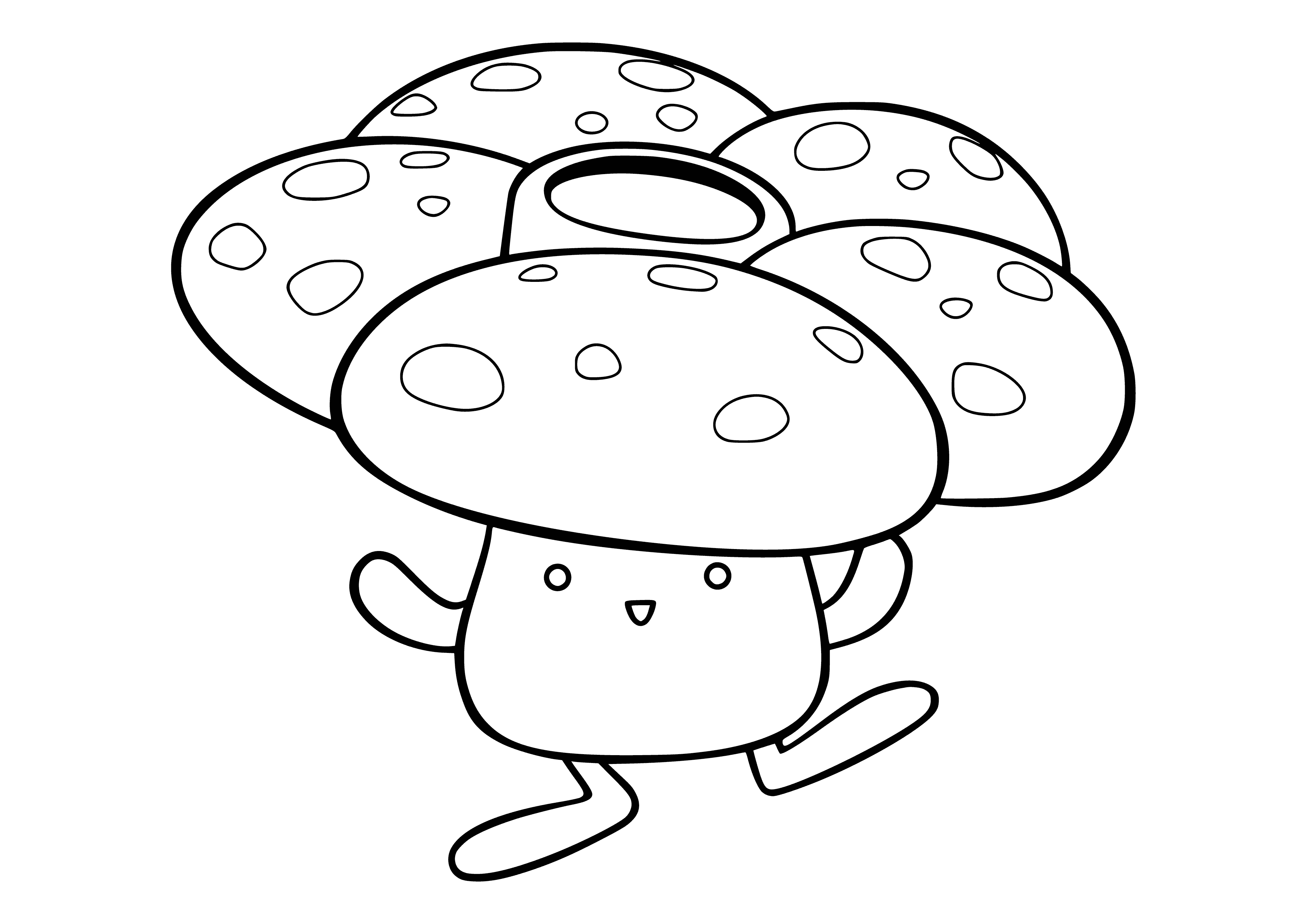 coloring page: Coloring of Pokemon Vileplume