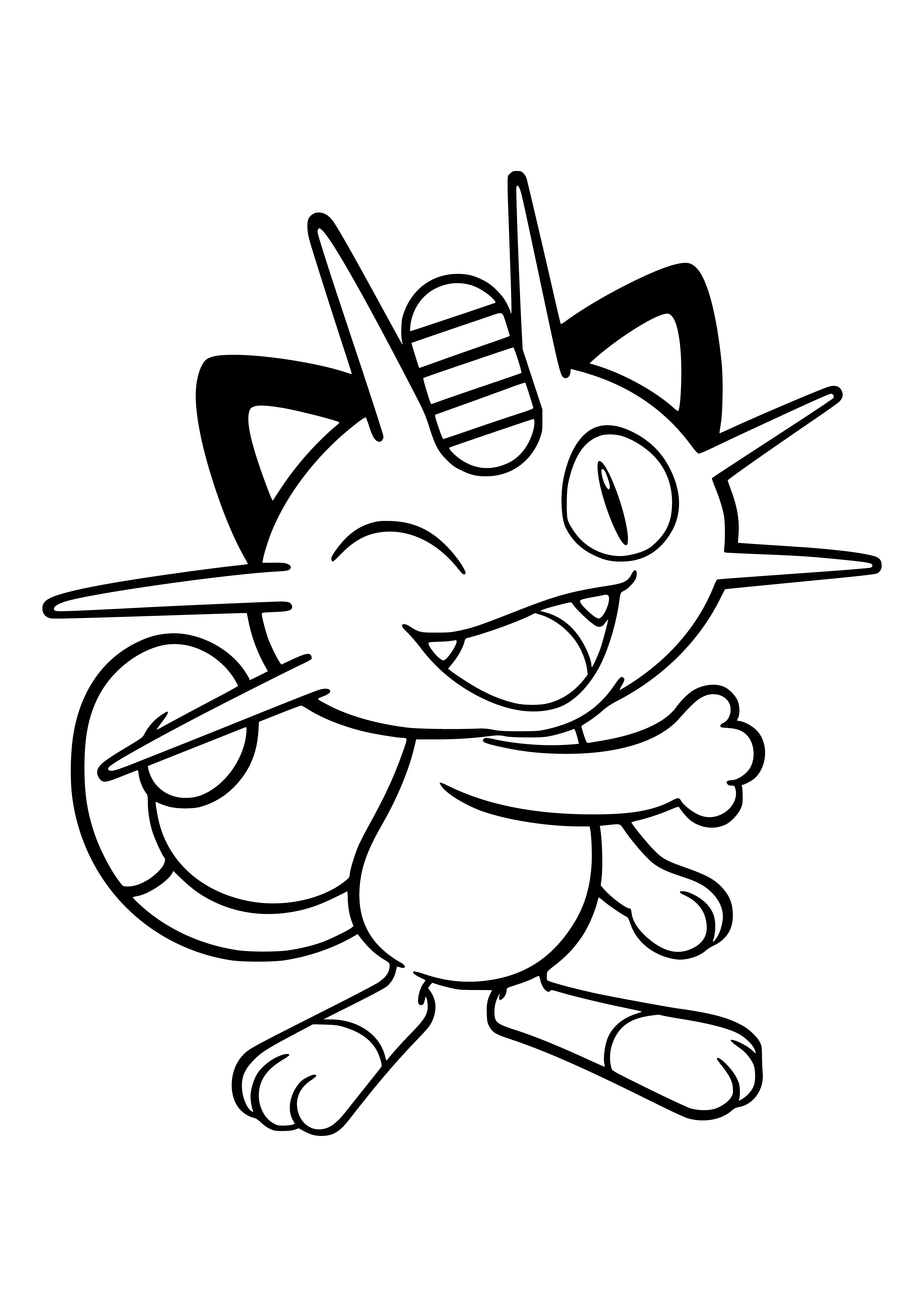 coloring page: Coloring Pokemon Mewt