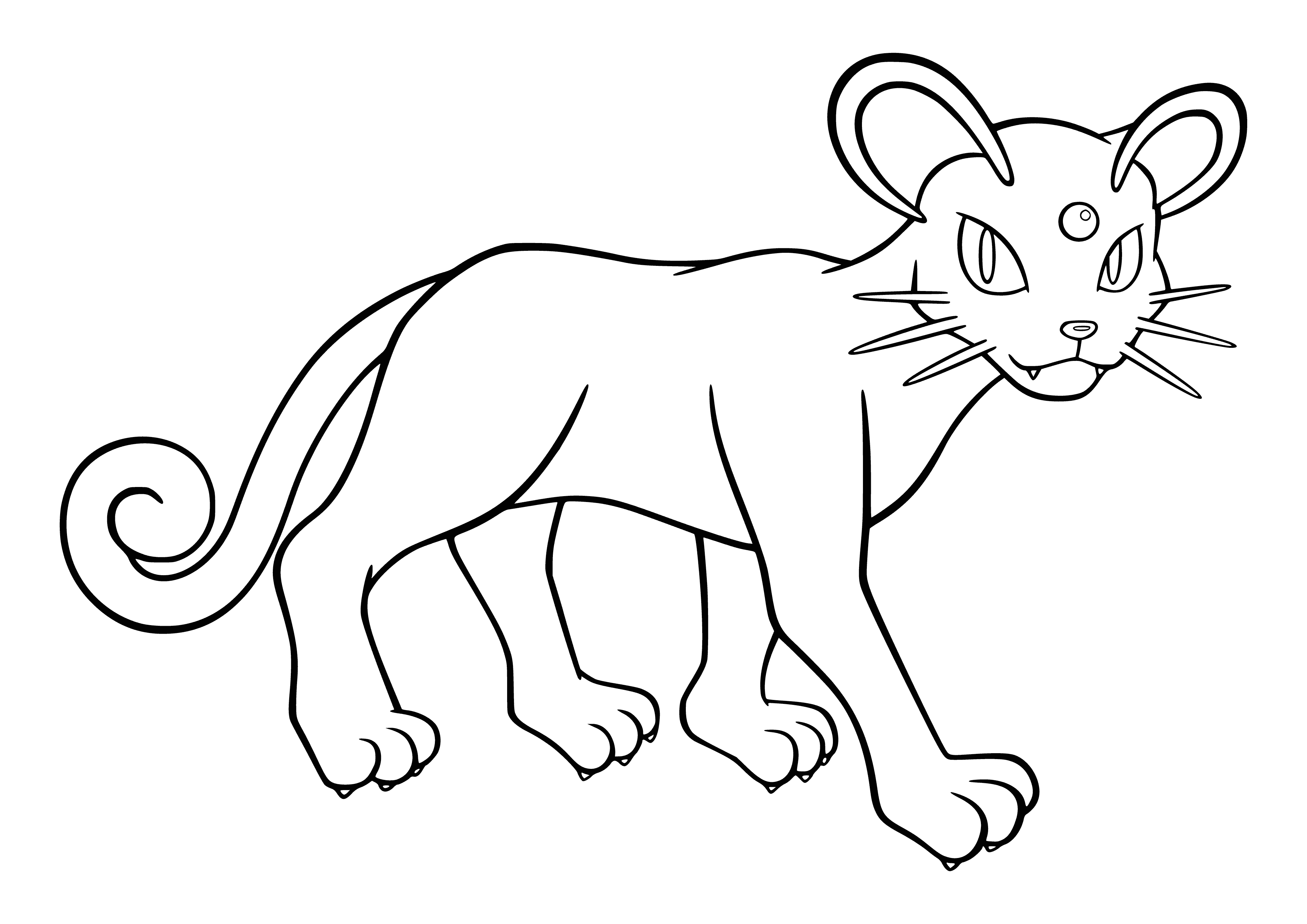 coloring page: Coloring Pokemon Persians