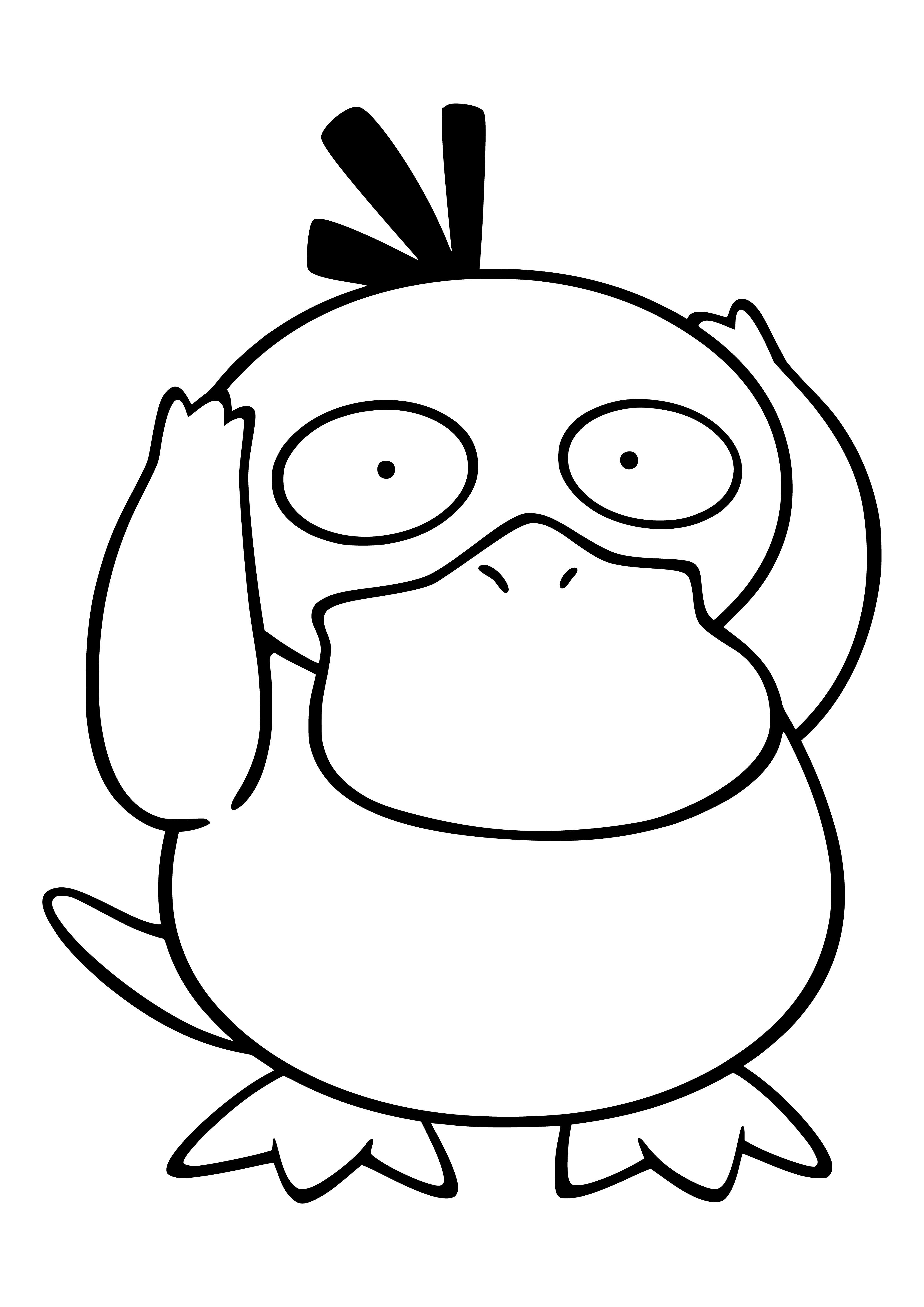 coloring page: Coloring Pokemon Psidak