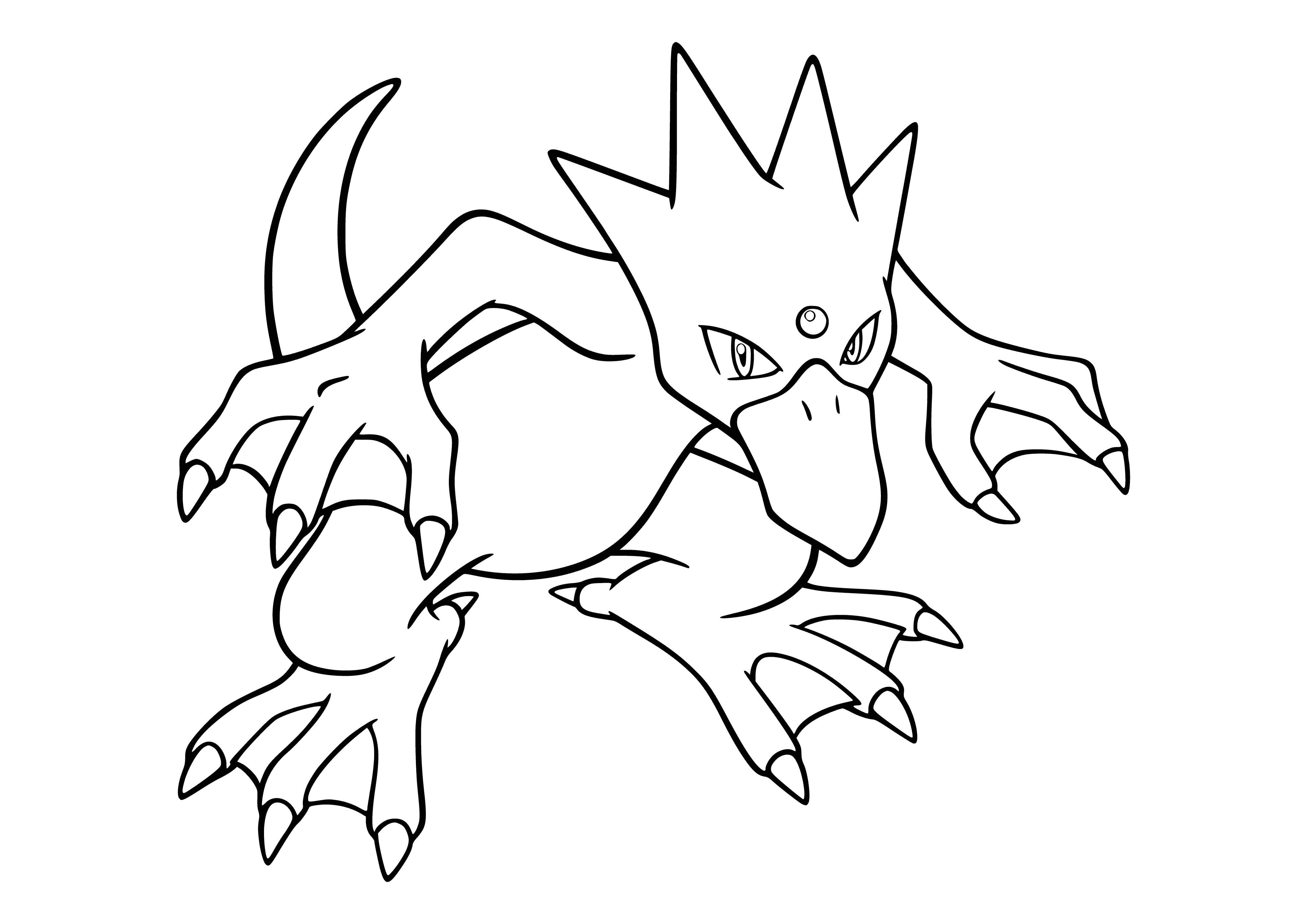 coloring page: Coloring Pokemon Goldak