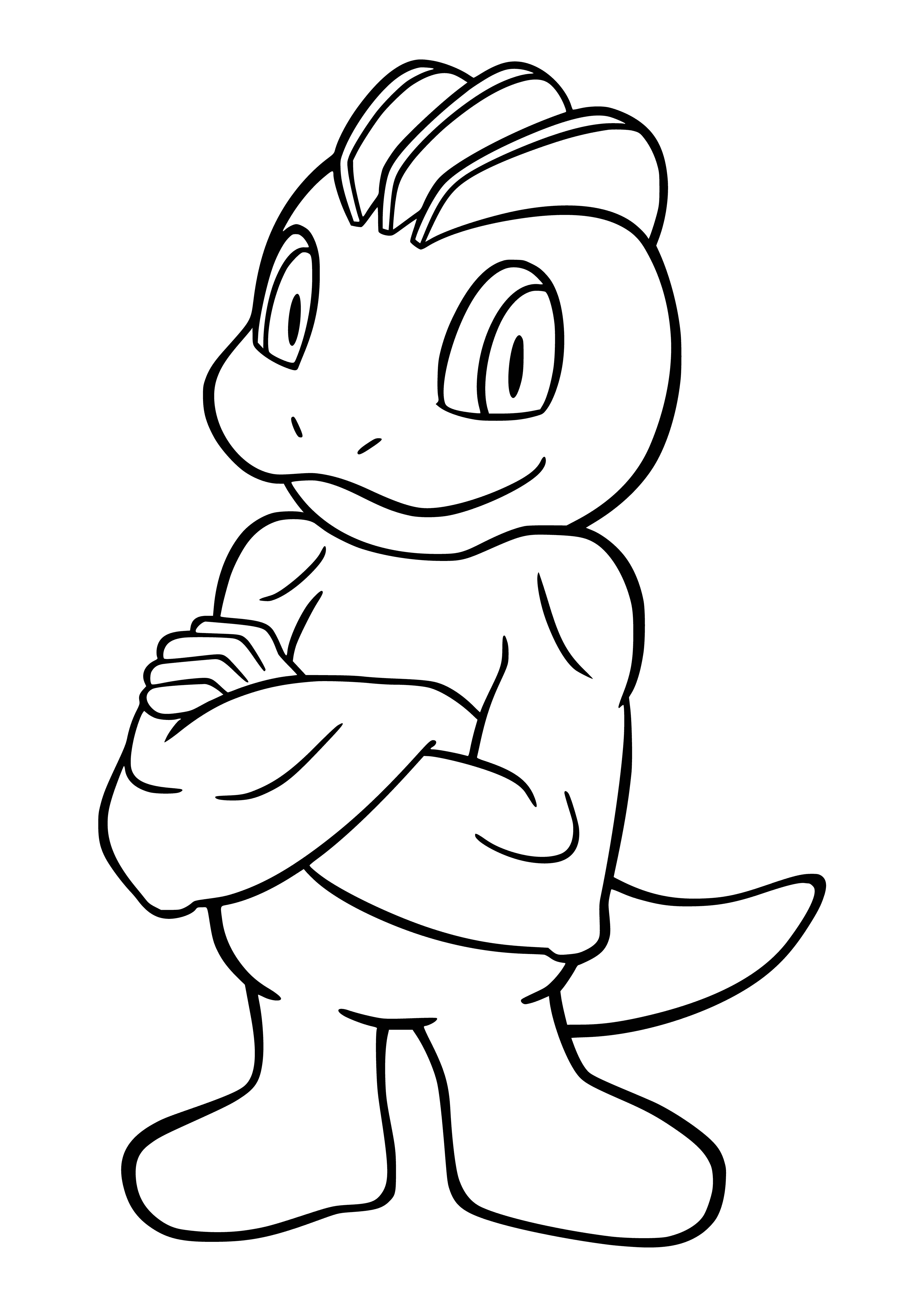 coloring page: Coloring Pokemon Machop