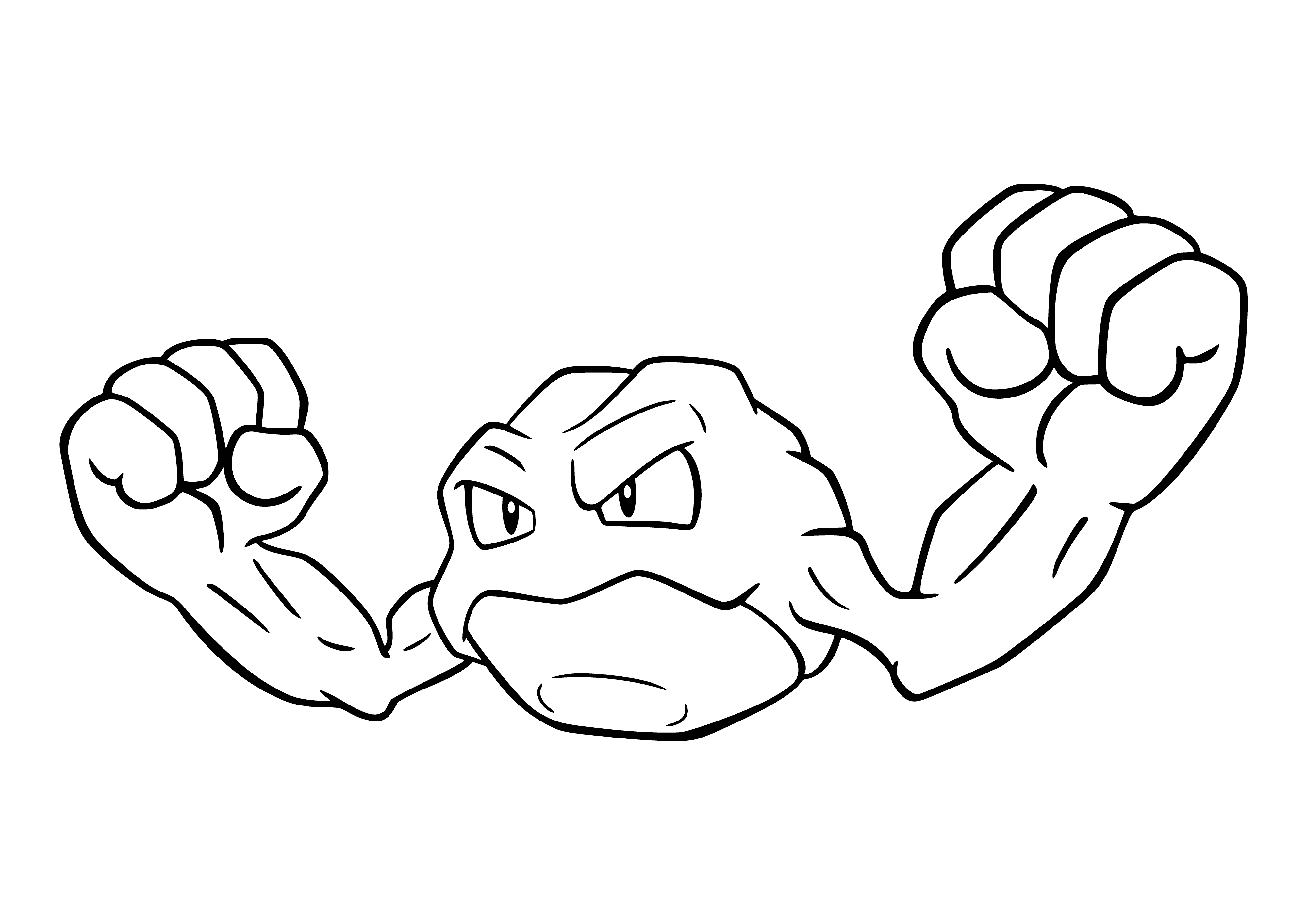 coloring page: Pokemon Coloring Jeodood