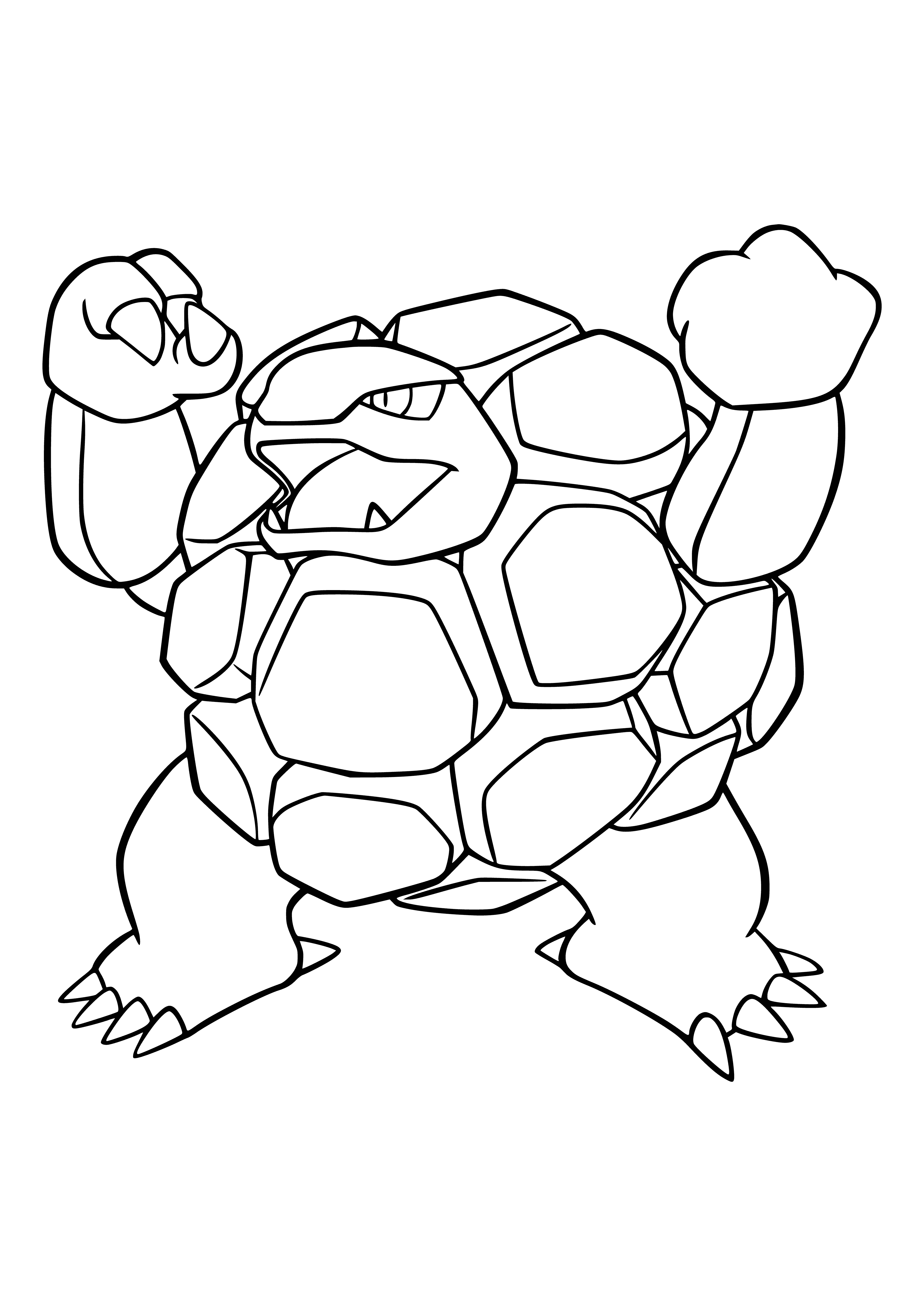 coloring page: Coloring Pokemon Golem