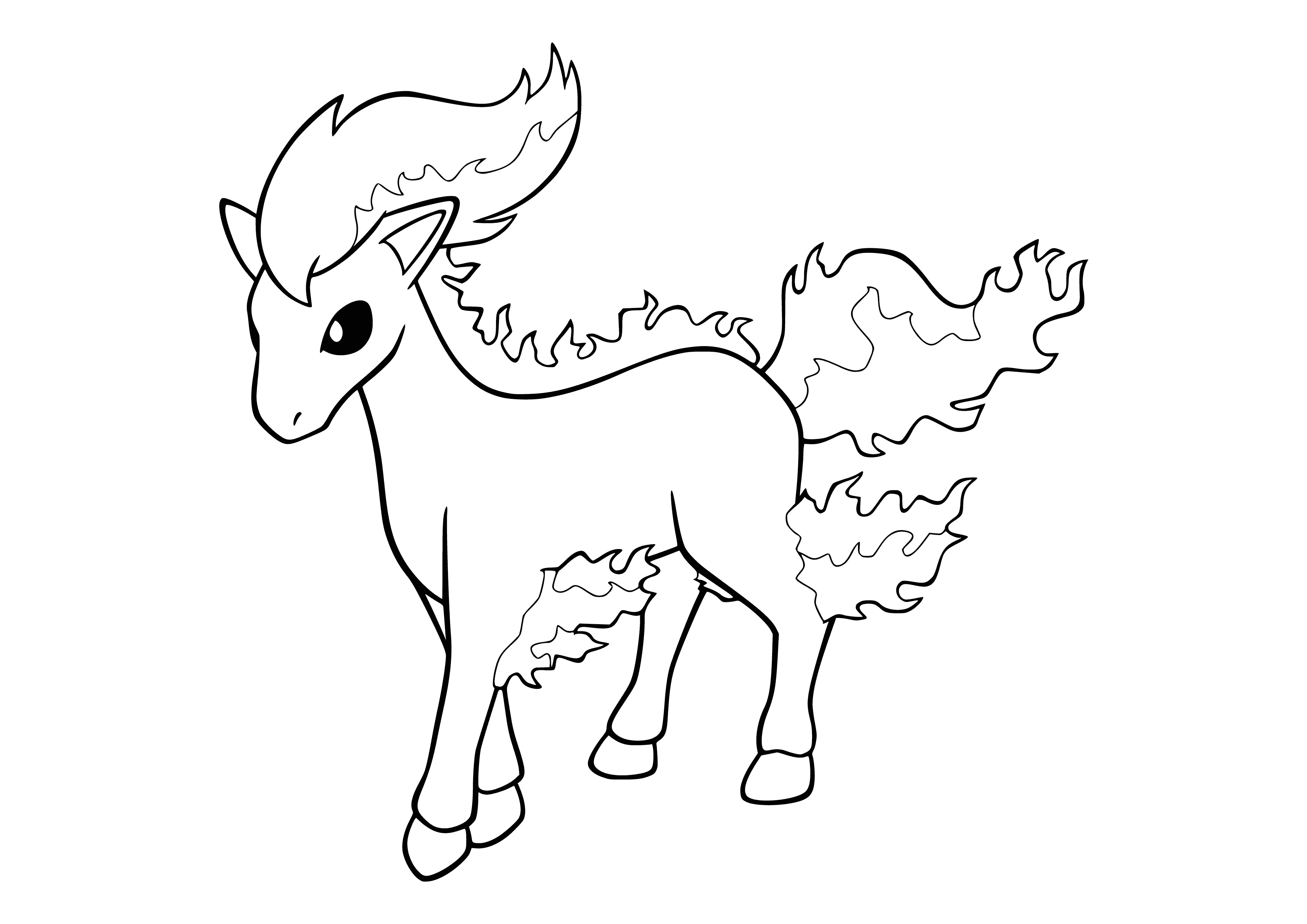 coloring page: Coloring Pokemon Ponyt