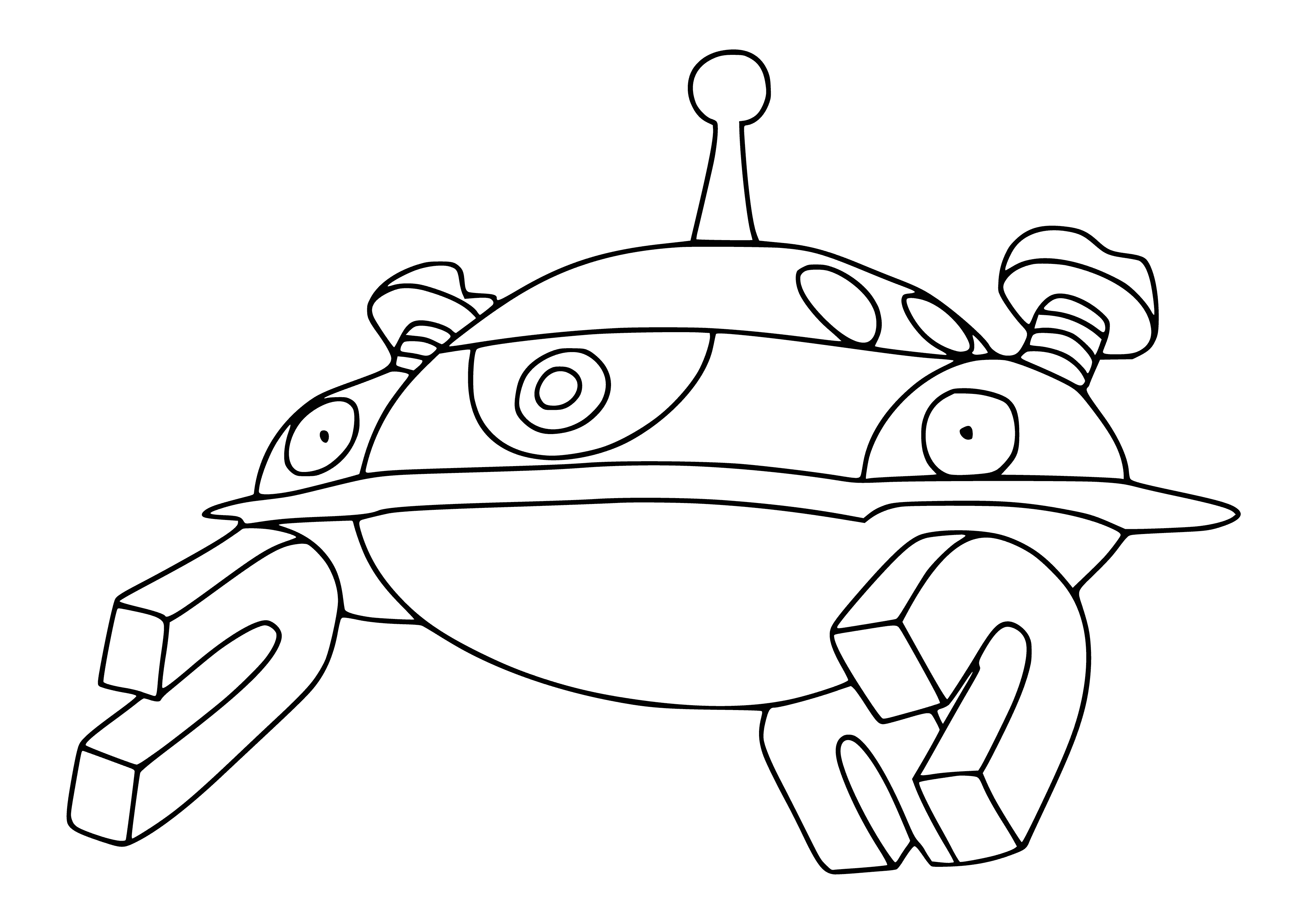 coloring page: Coloring Pokemon Magneson