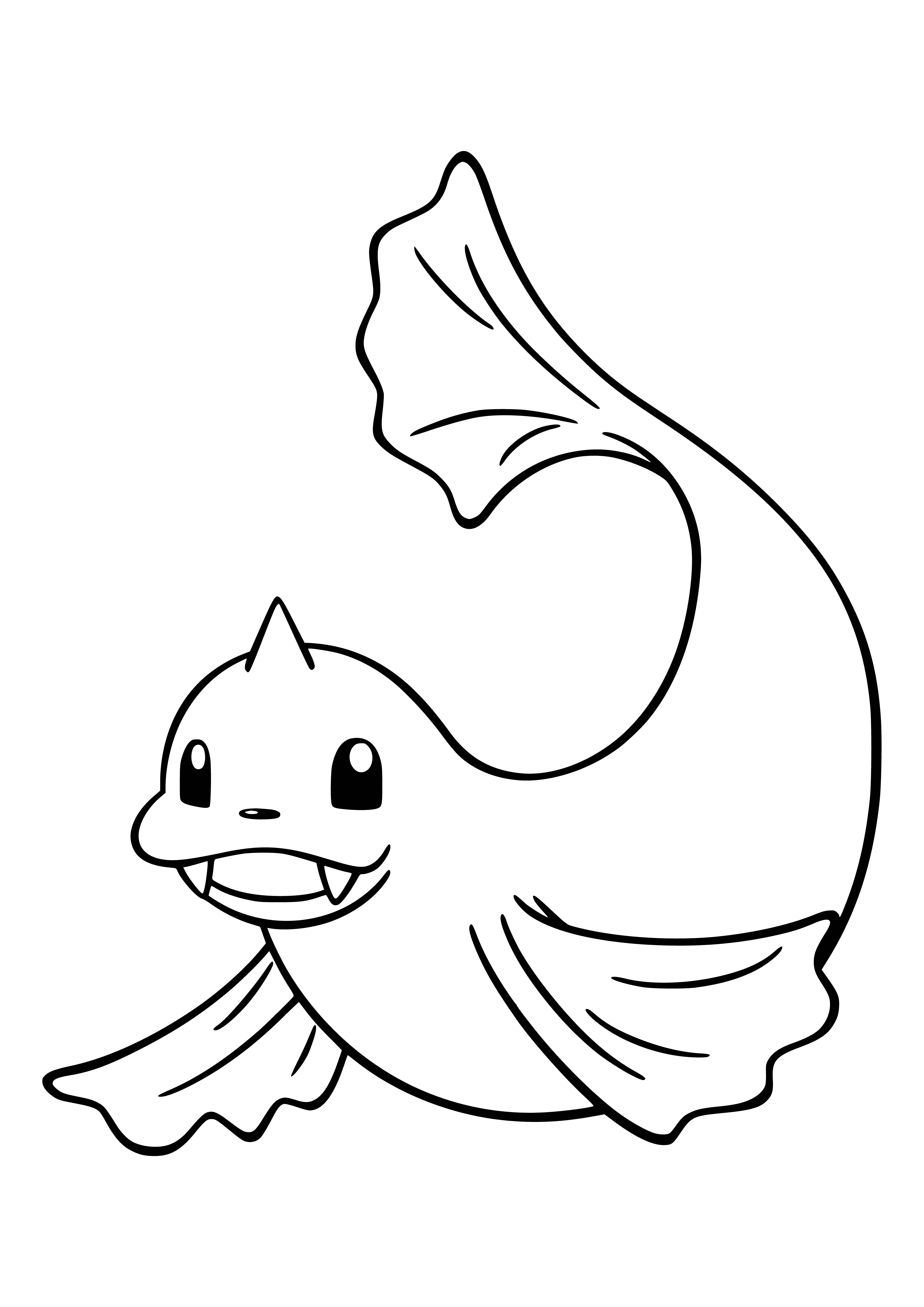 coloring page: Pokemon Dugong Coloring