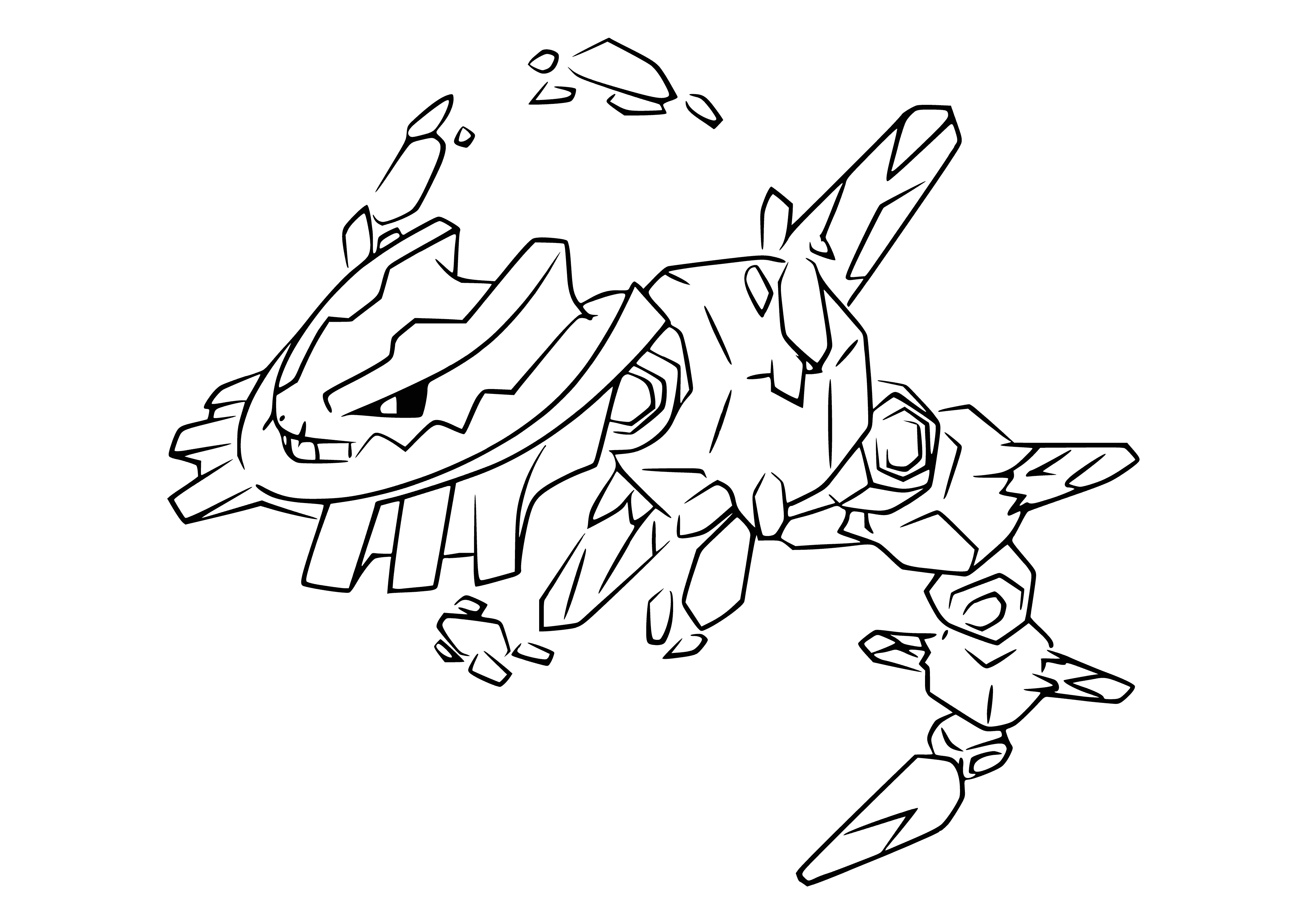 coloring page: Pokemon coloring by Mega Stylix