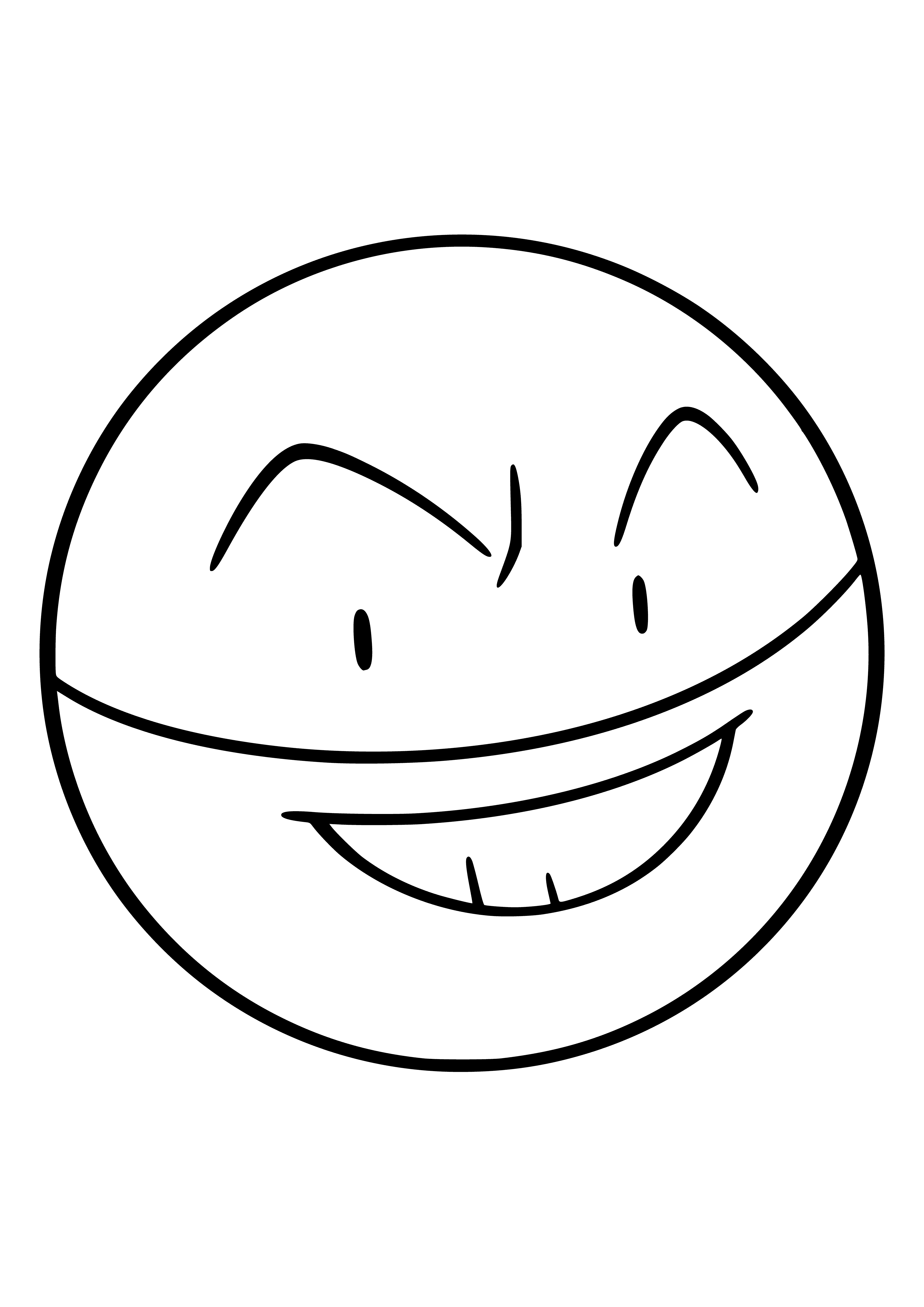 coloring page: Coloring Pokemon Electrode