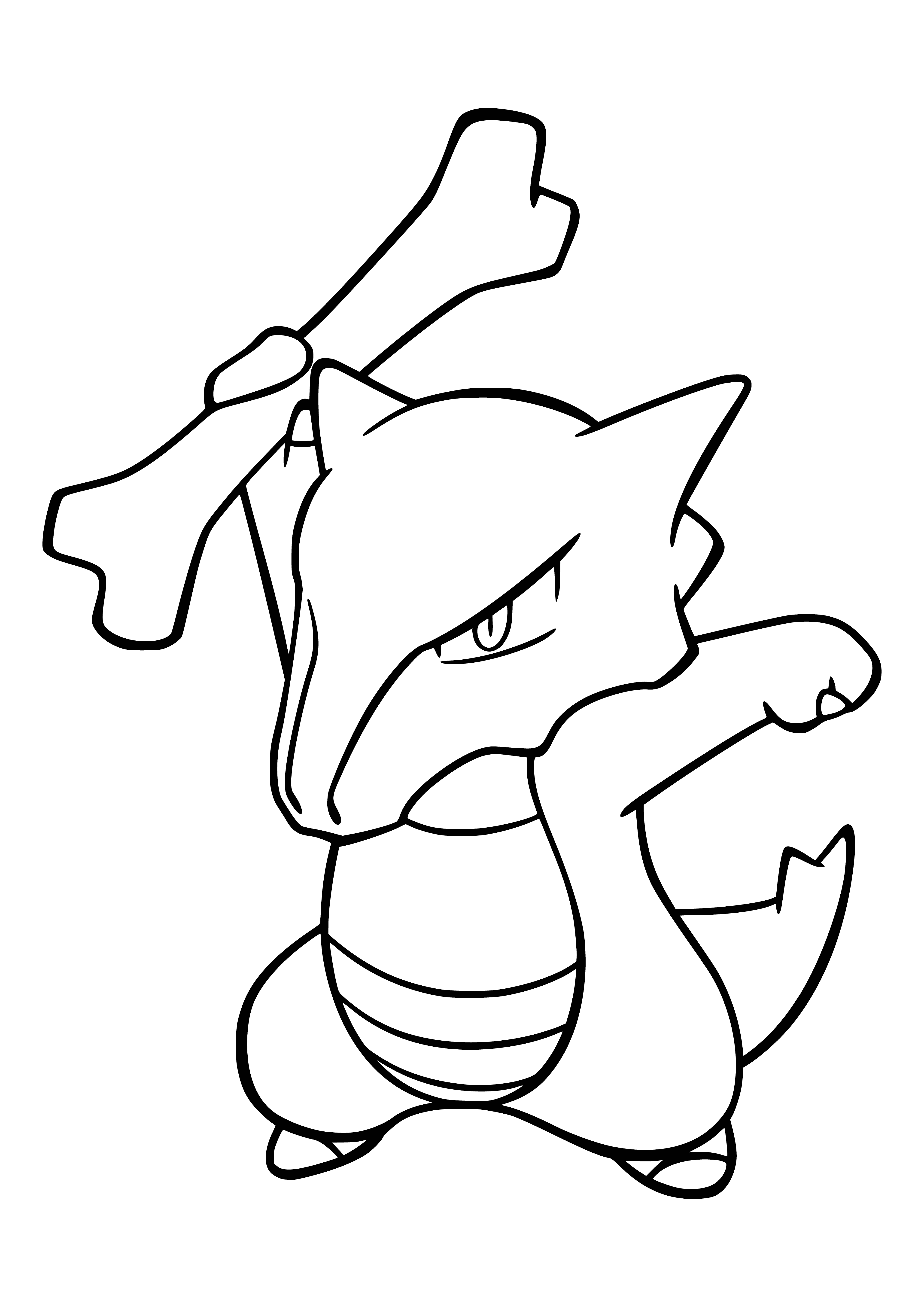 coloring page: Coloring Pokemon Marovak