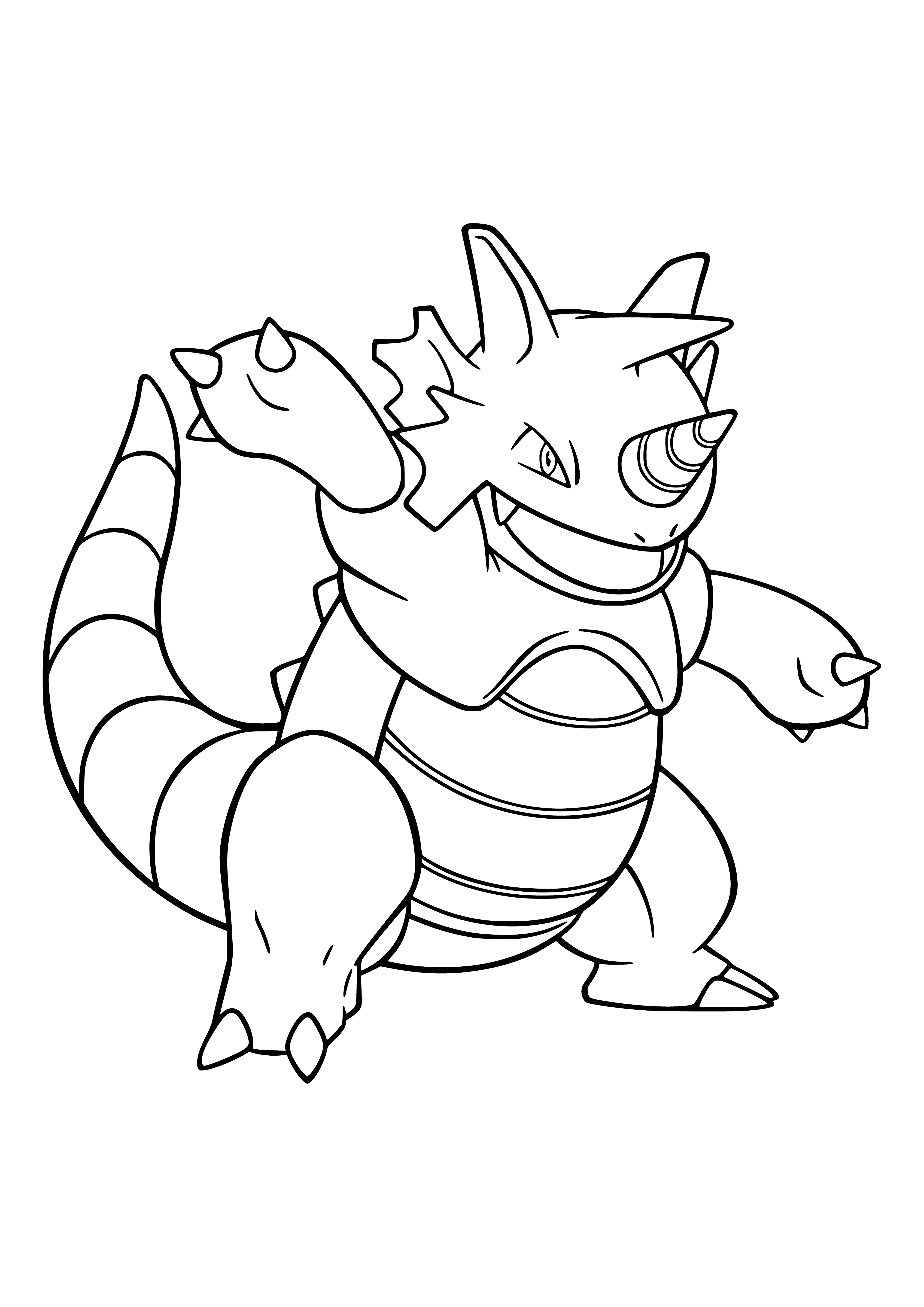 coloring page: Coloring Pokemon Rydon