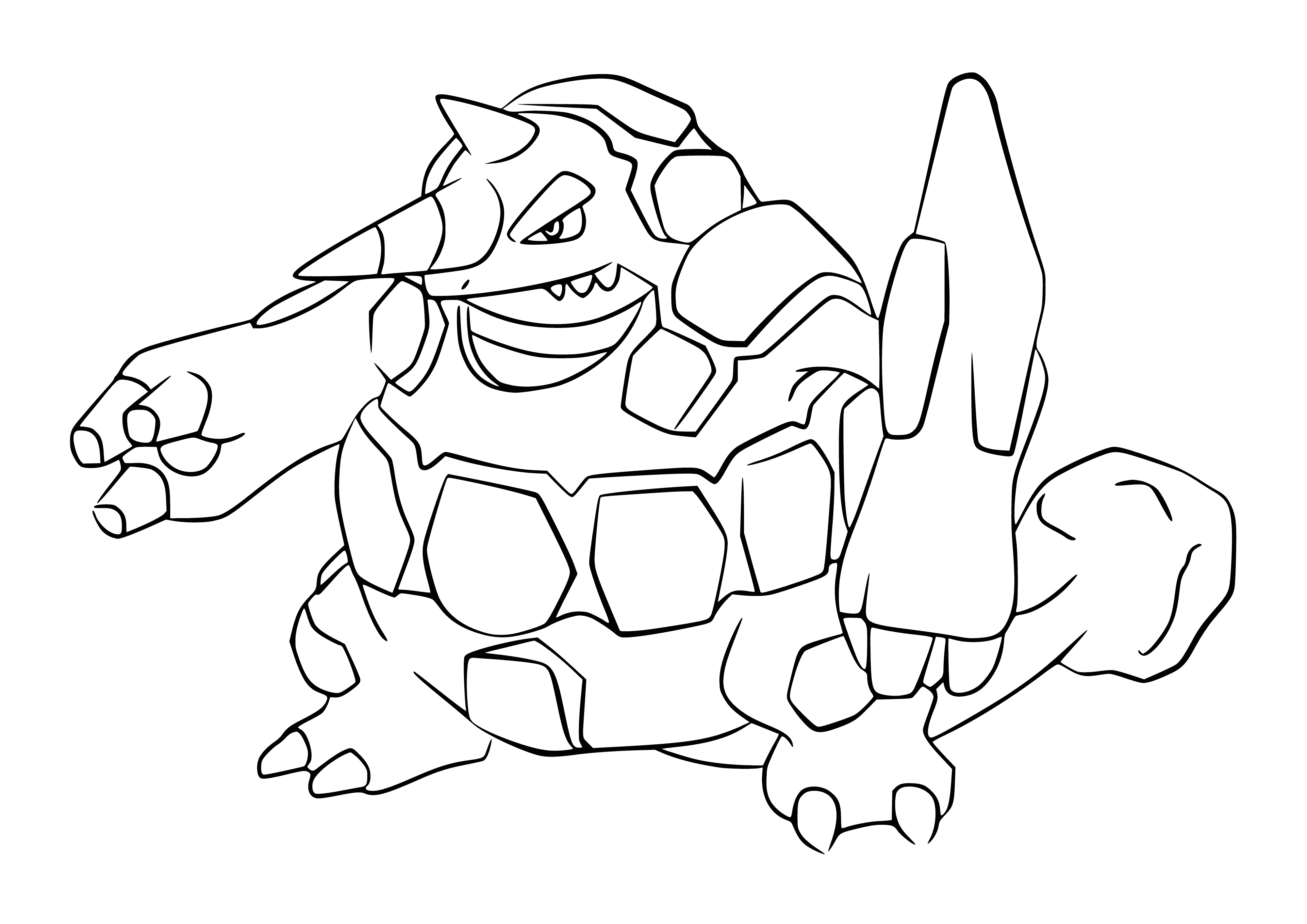 coloring page: Drawing by Pokemon Raiperior for coloring