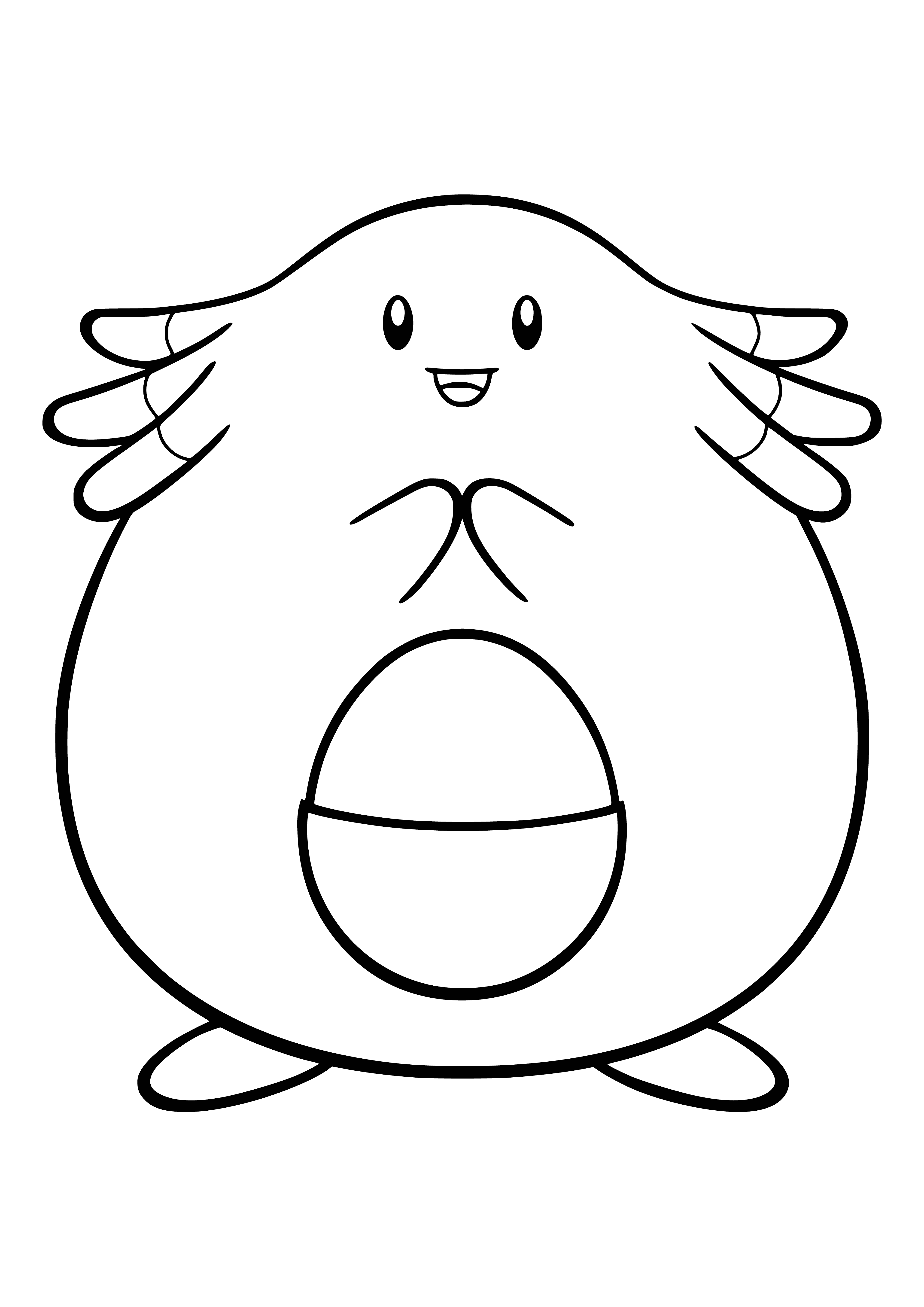 coloring page: Cancey's Pokemon Coloring