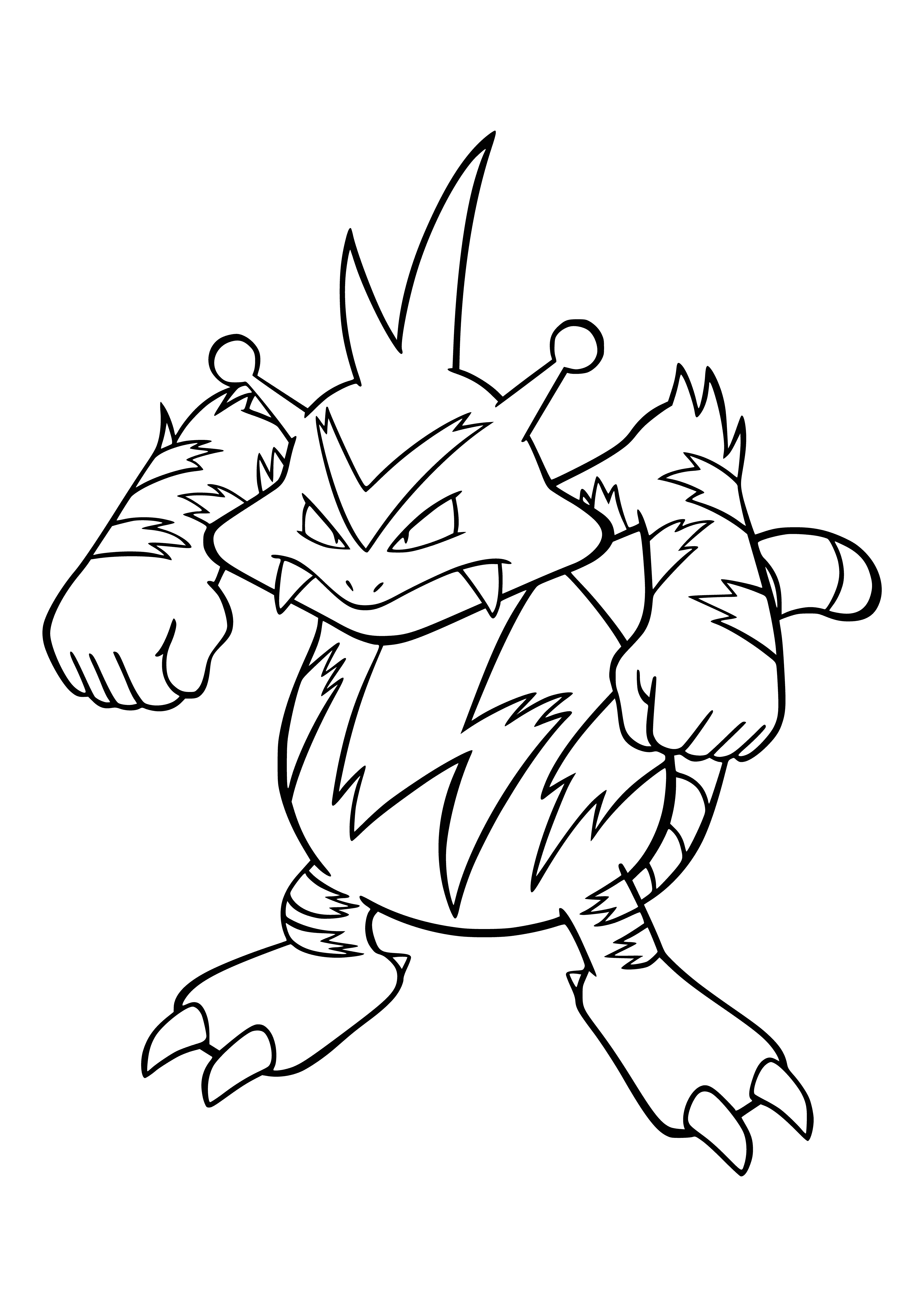 coloring page: Coloring Pokémon Electabazz