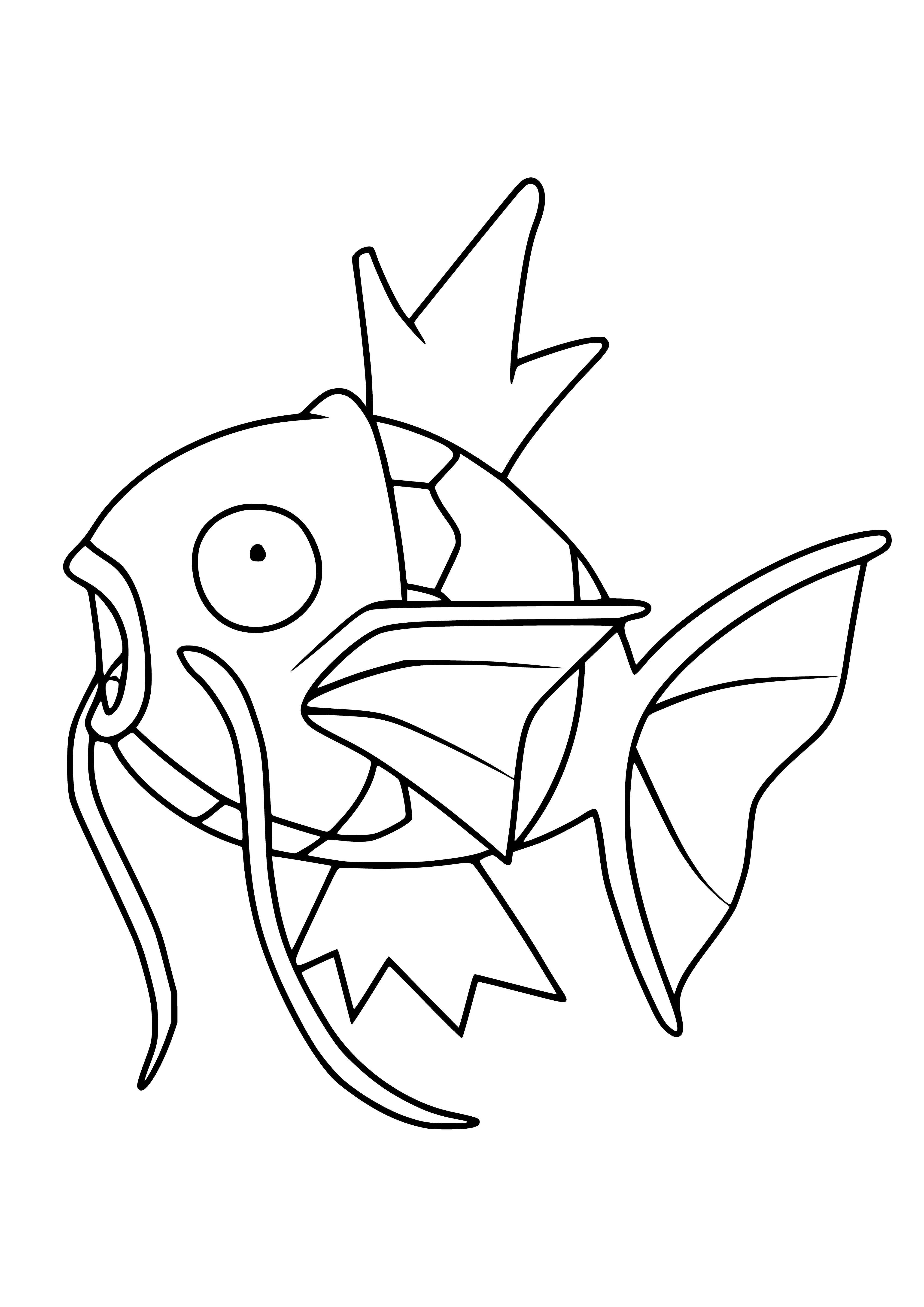 coloring page: Coloring Pokemon Magicarp