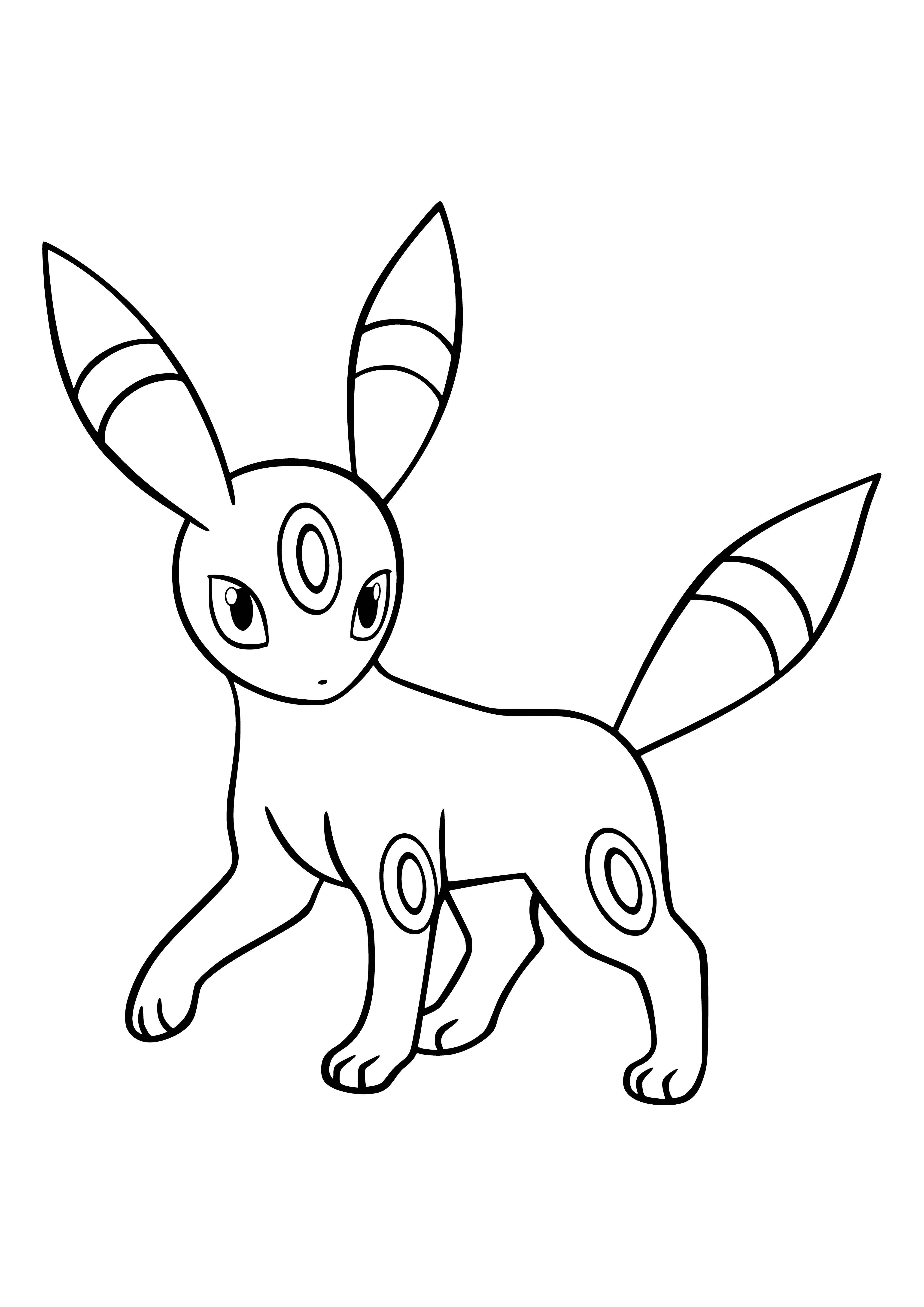 coloring page: Coloring Pokemon Ambreon